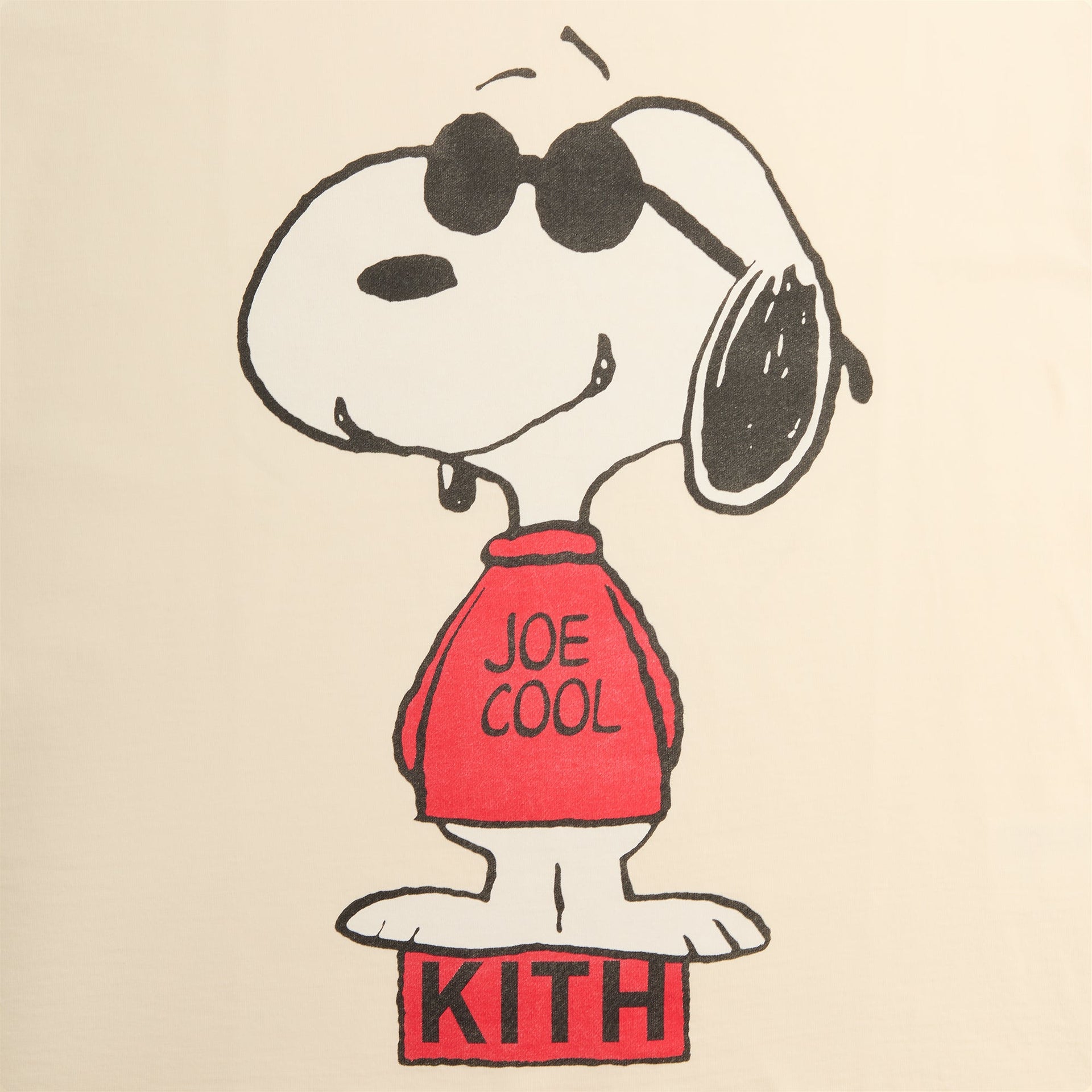 Kith for Peanuts Joe Cool Vintage Tee - Sandrift