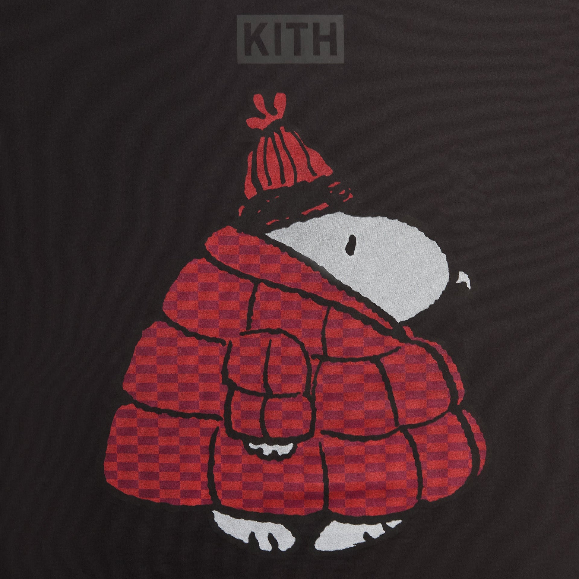 Kith for Peanuts Puffer Vintage Tee - Black