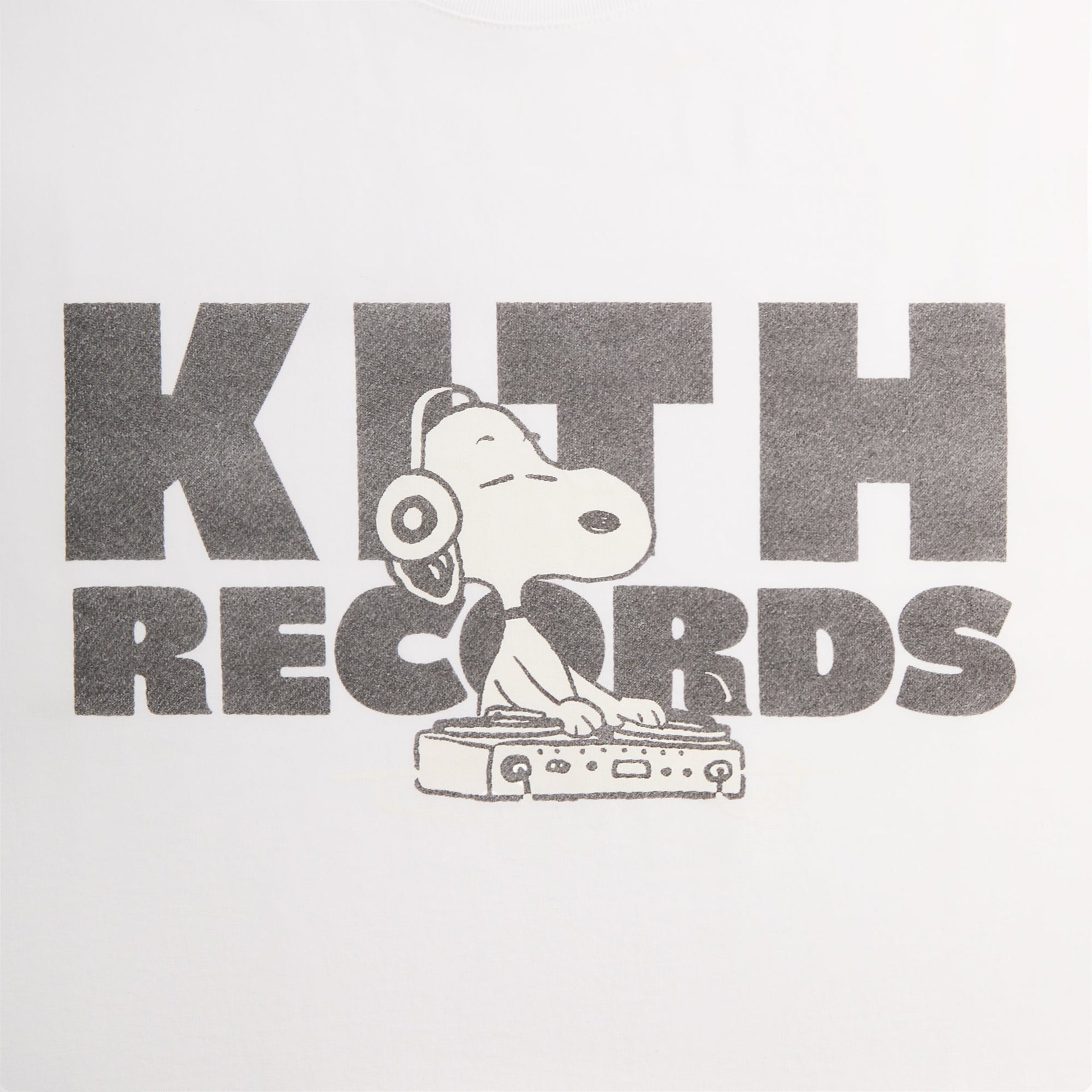Kith for Peanuts Kith Records Vintage Tee - White