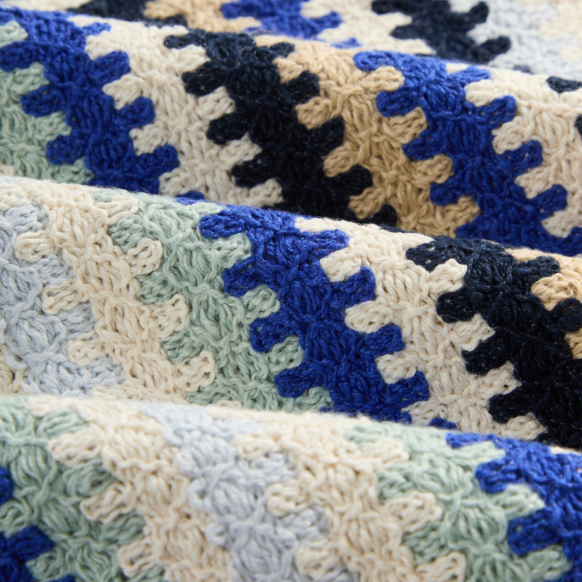 Kith Short Sleeve Keyon Crochet Pullover - Multi