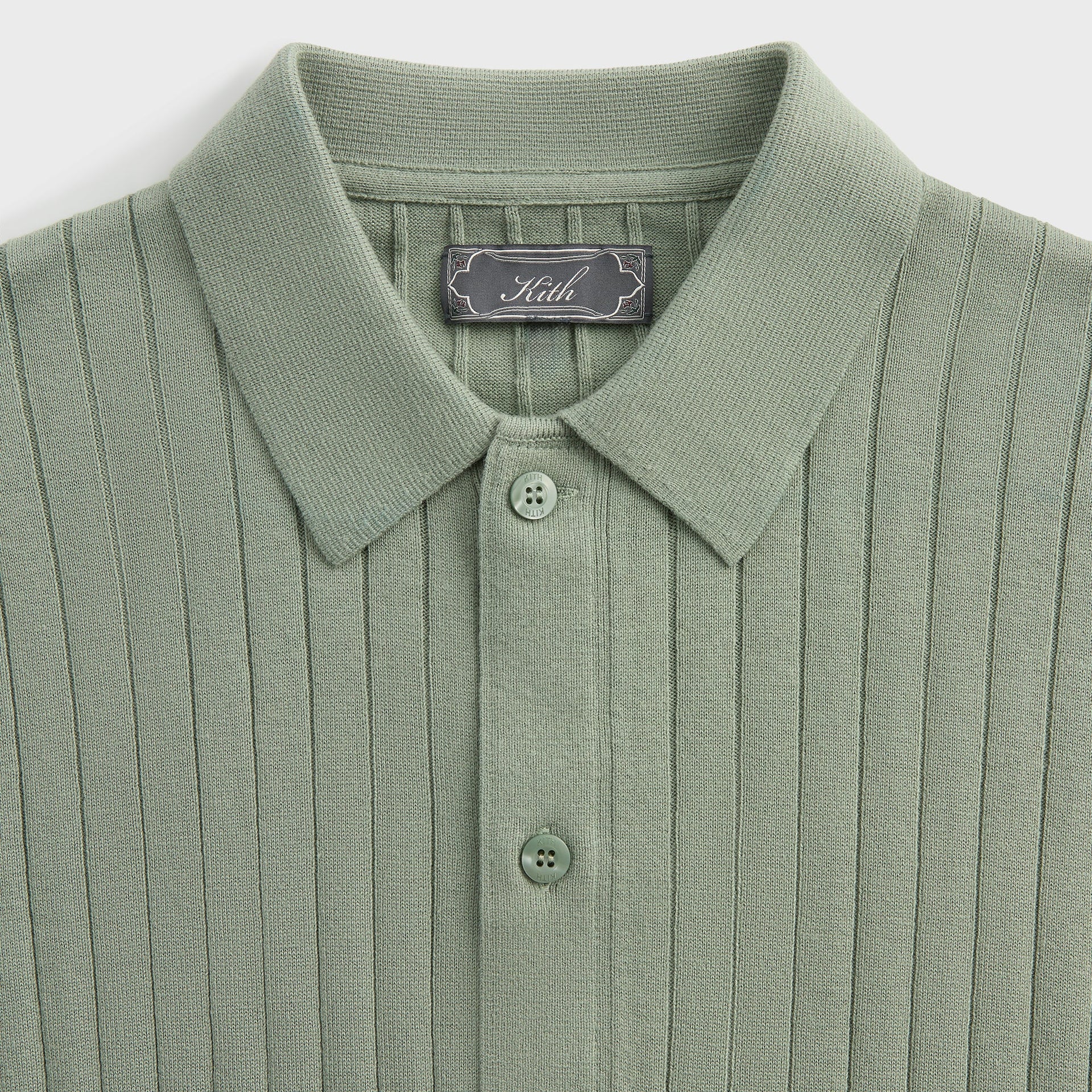 Kith Rhys Knit Stripe Buttondown - Pavilion