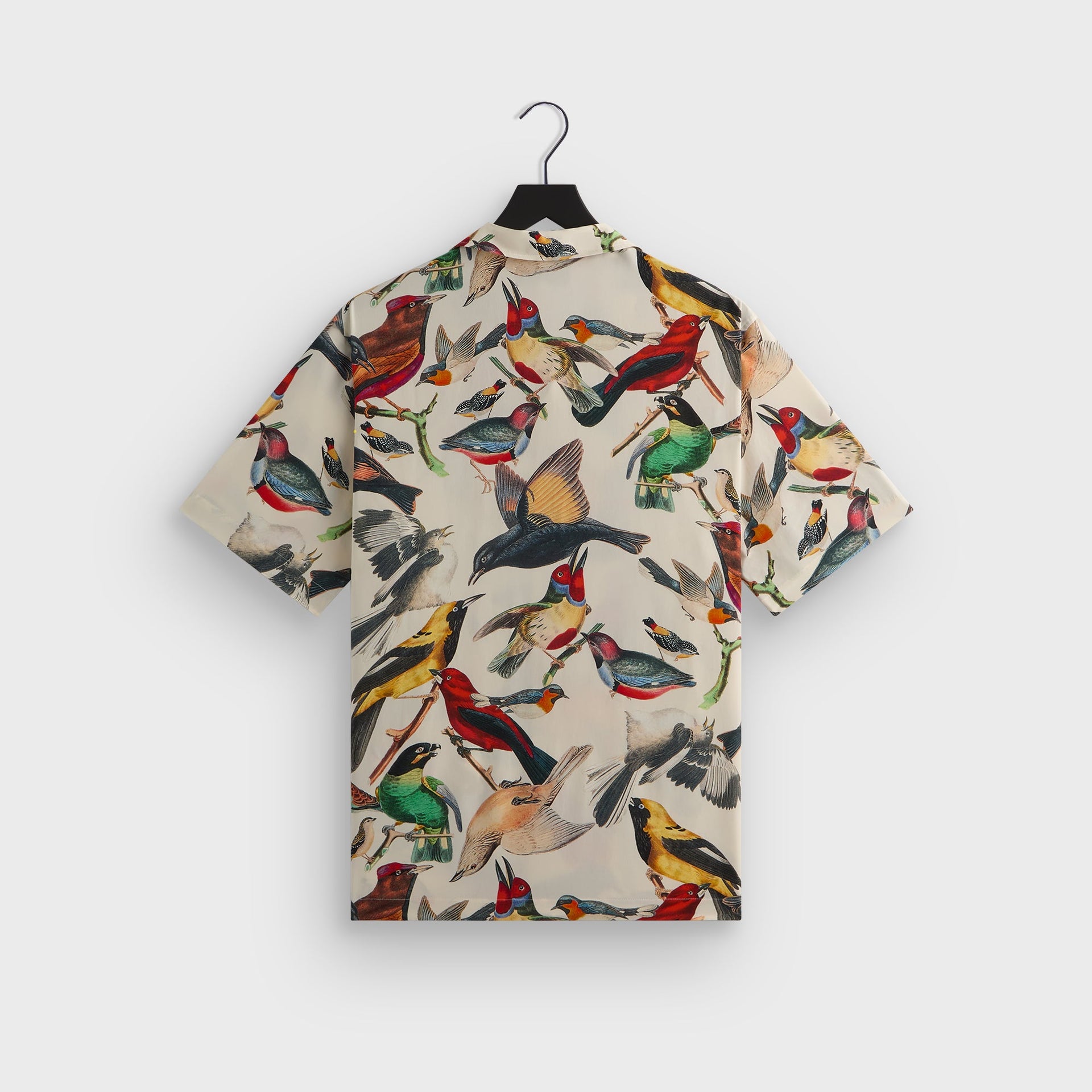 &Kin Tropical Bird Camp Collar Shirt - Sandrift