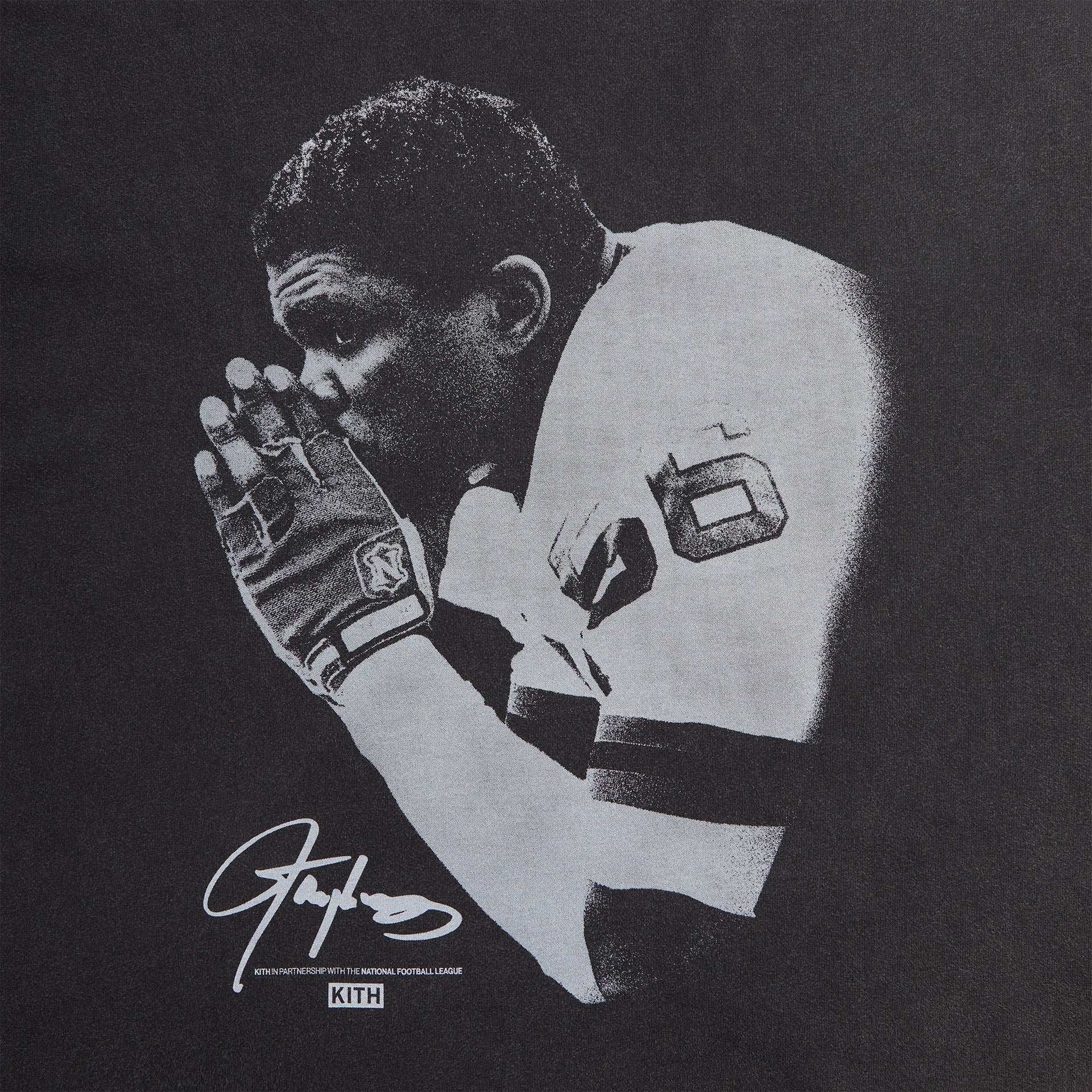 Kith for the NFL Lawrence Taylor Vintage Jones Tee - Black