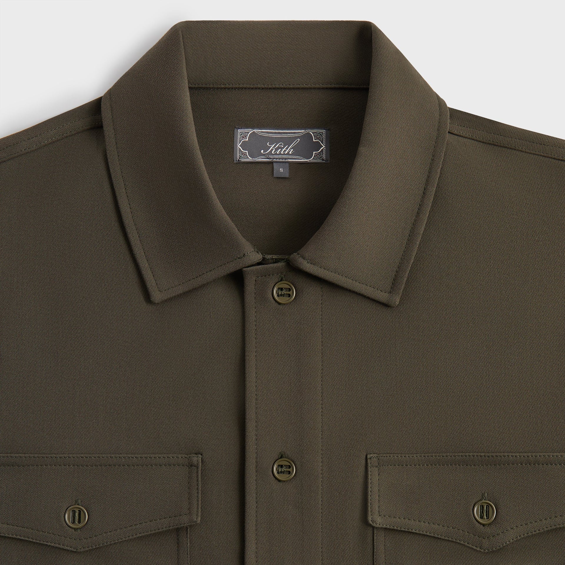 Kith Midweight Double Weave Ace Shirt - Cypress