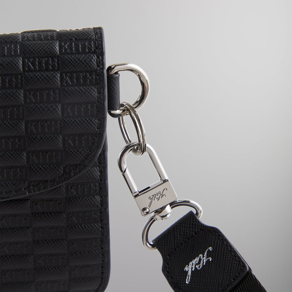 Kith Utility Crossbody in Saffiano Leather - Black