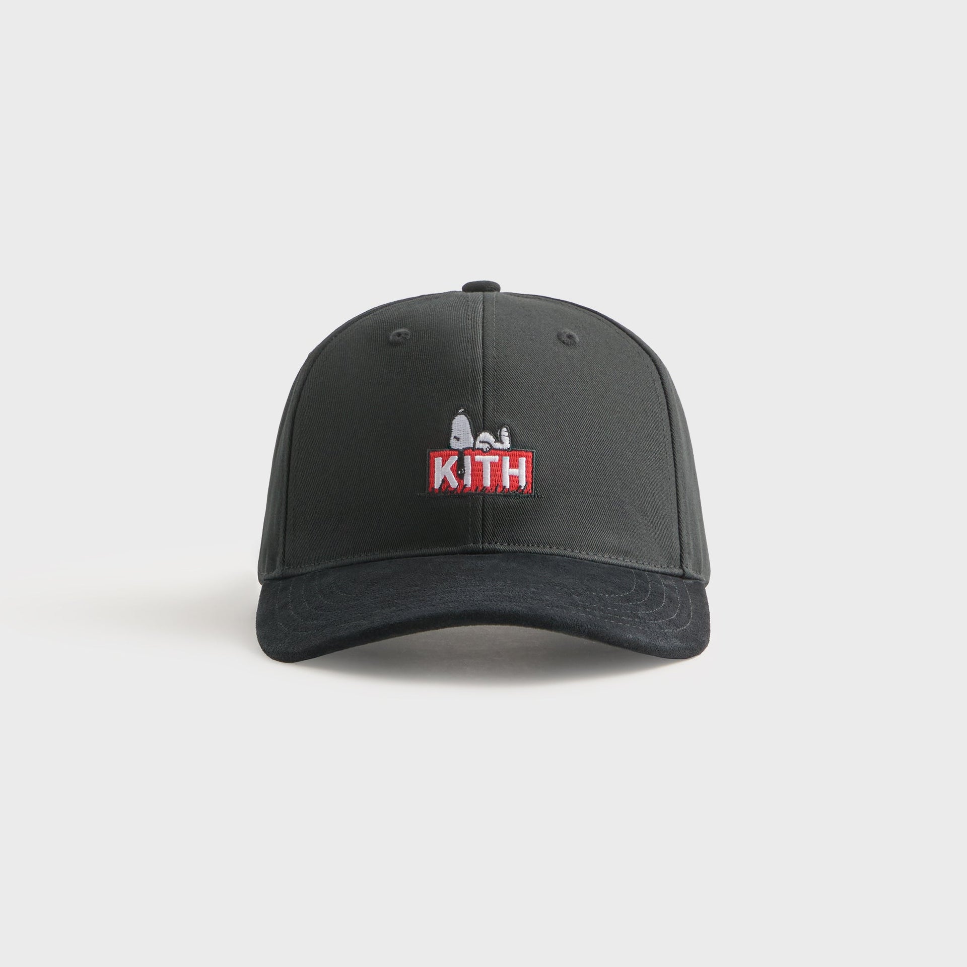 Kith for Peanuts 75 Twill Aaron Classic Cap With Suede Brim - Black