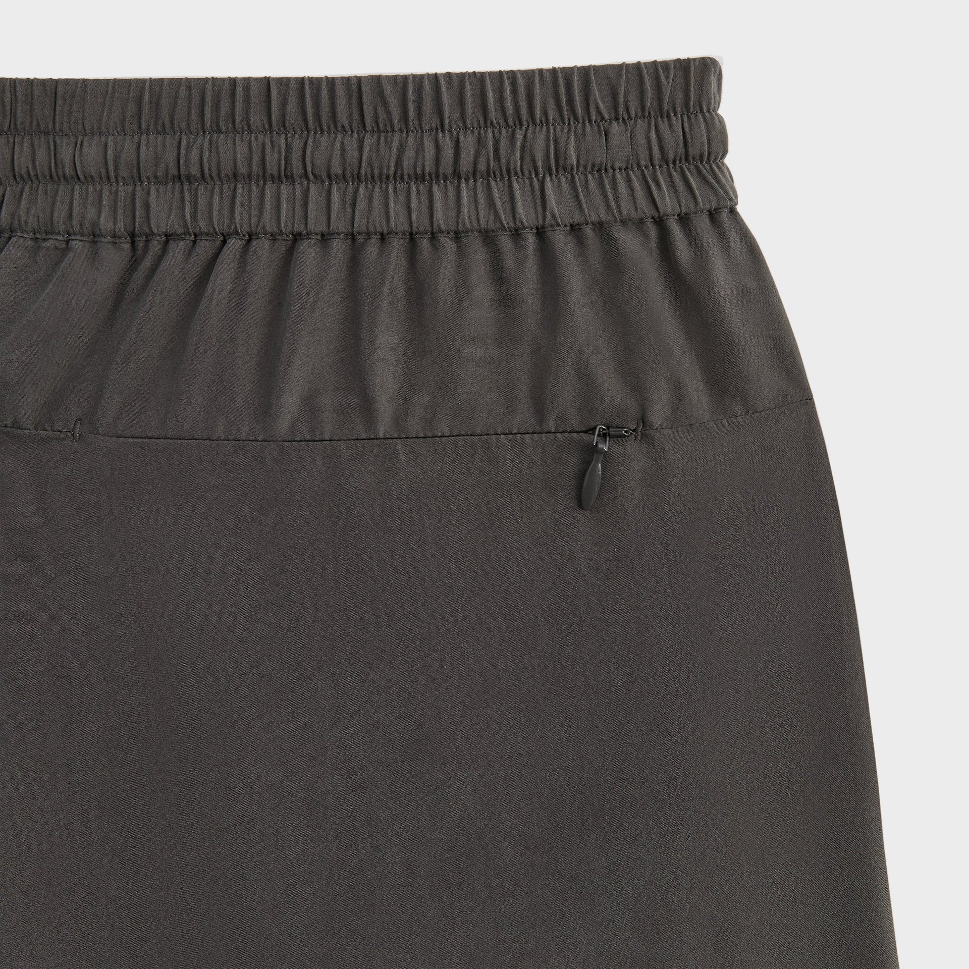 &Kin Silk Habotai Cedar Short - Somber