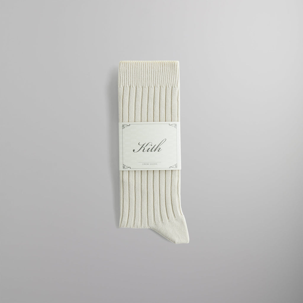 Kith Ribbed Cotton Socks - Sandrift – Kith Europe