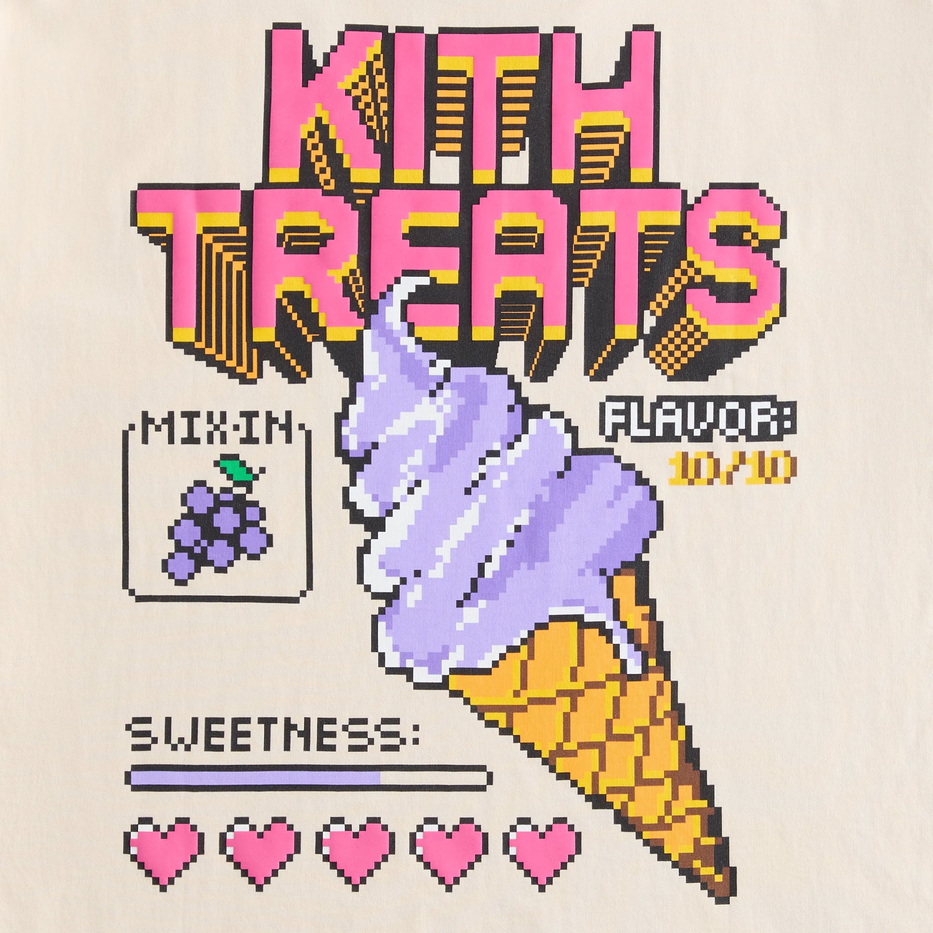 Kith Treats Grape Arcade Tee - Waffle