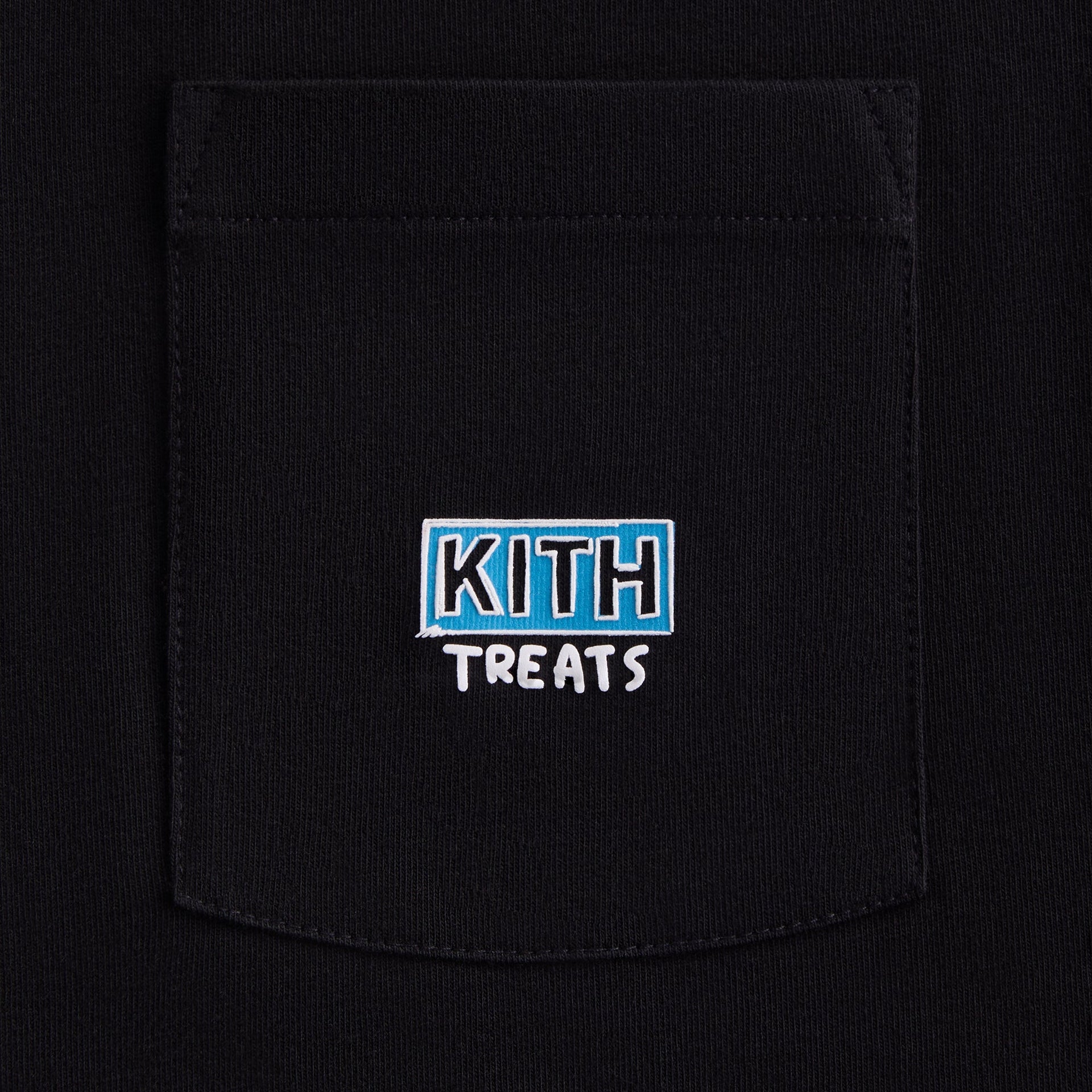 Kith Treats Swirling Live Tour Vintage Pocket Tee - Black
