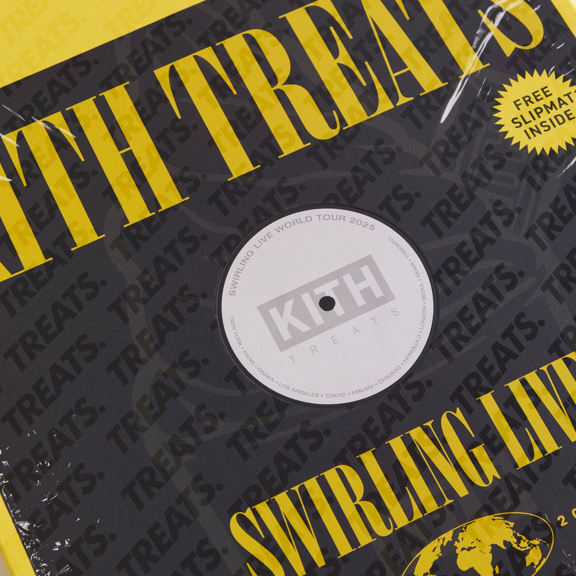 Kith Treats Swirling Live Tour Vintage Pocket Tee - Black