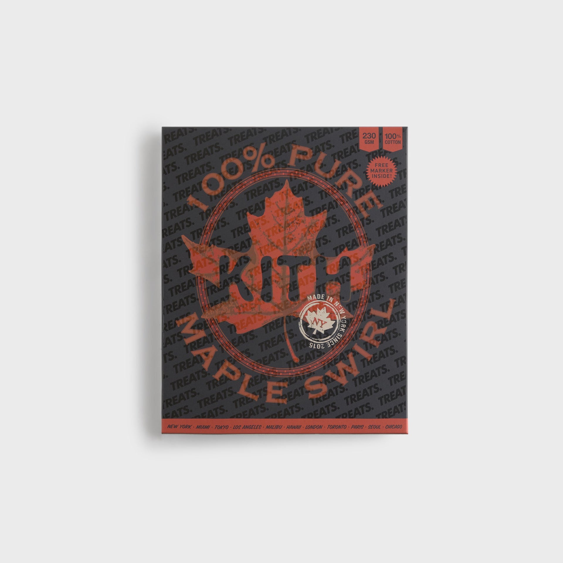 Kith Treats Leaf Vintage Pocket Tee - Black