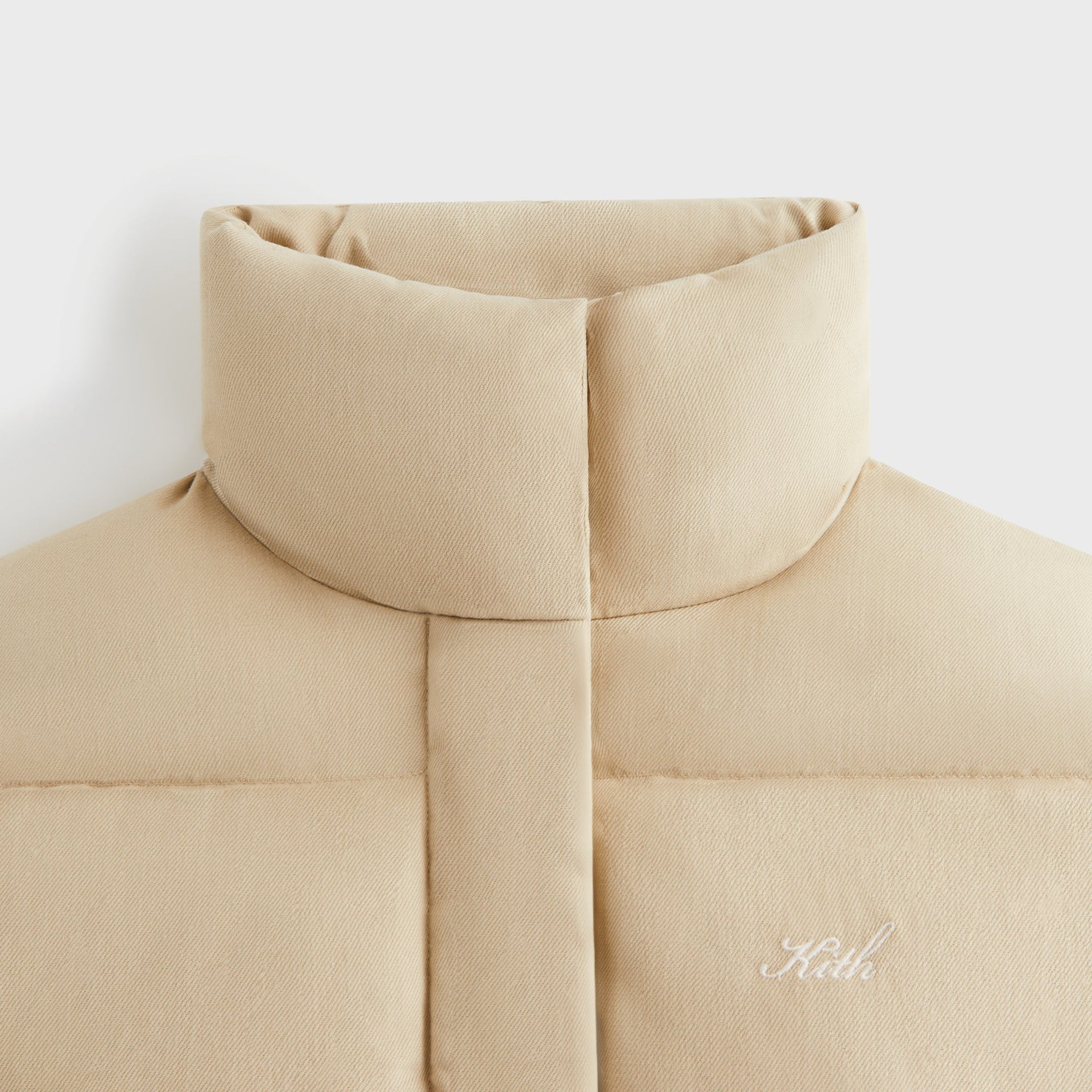 Kith Women Shae Cropped Denim Puffer - Birch - PH