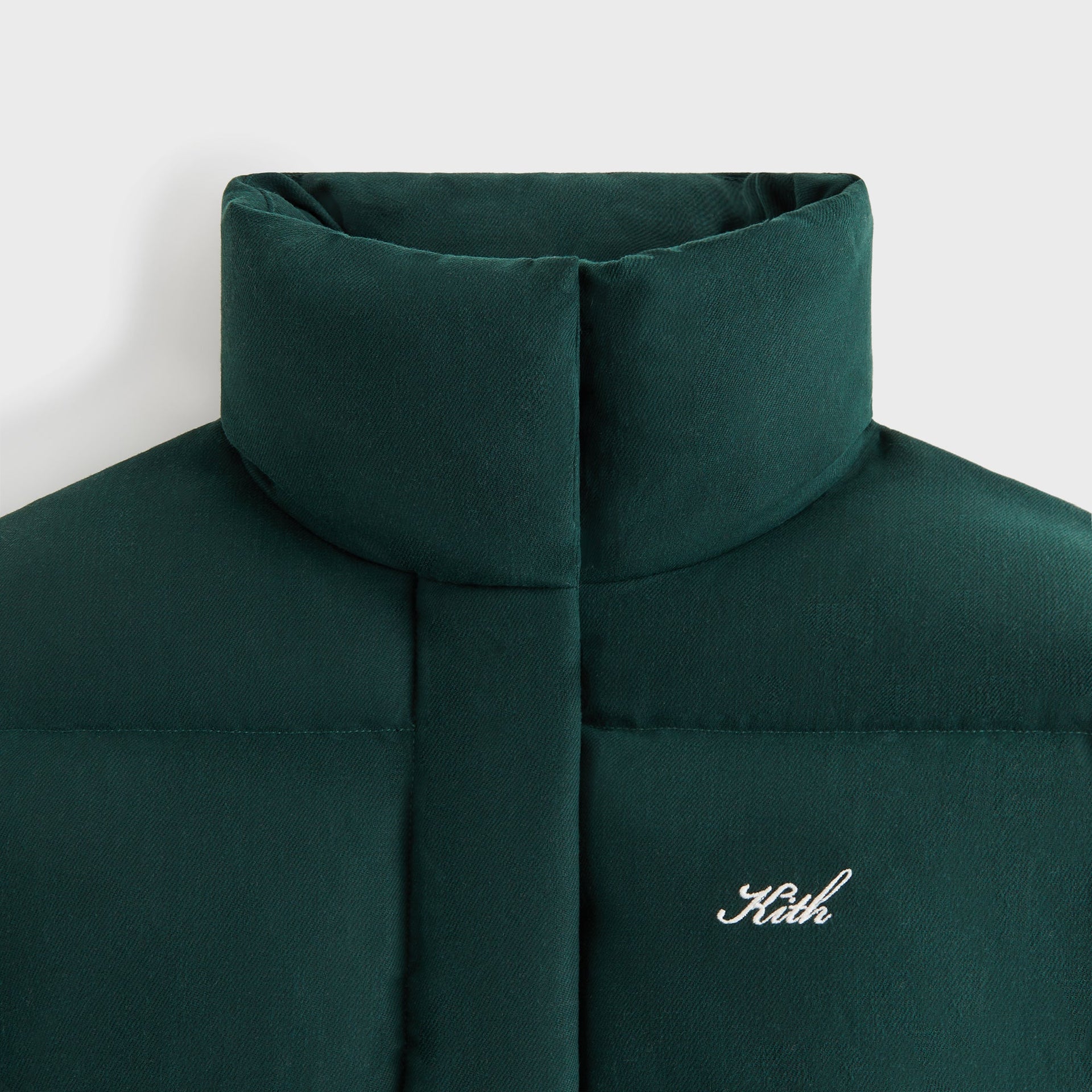 Kith Women Shae Cropped Denim Puffer - Stadium - PH