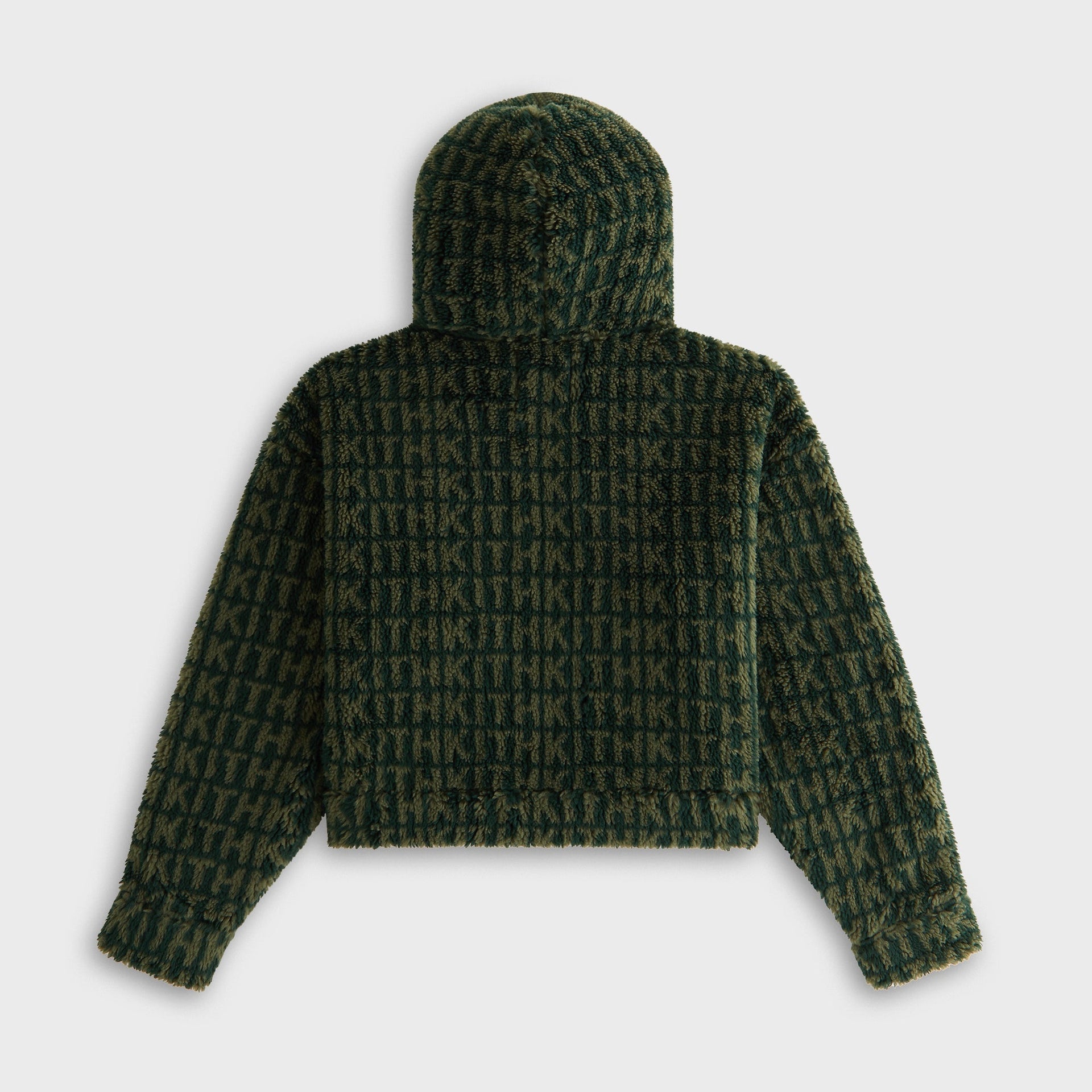 Kith Women Sylas Sherpa Monogram Zip Hoodie - Stadium - PH