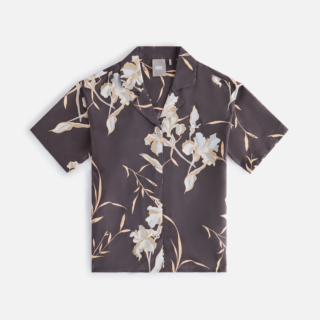Kith Women Elena Palm Camp Shirt - Incognito – Kith Europe