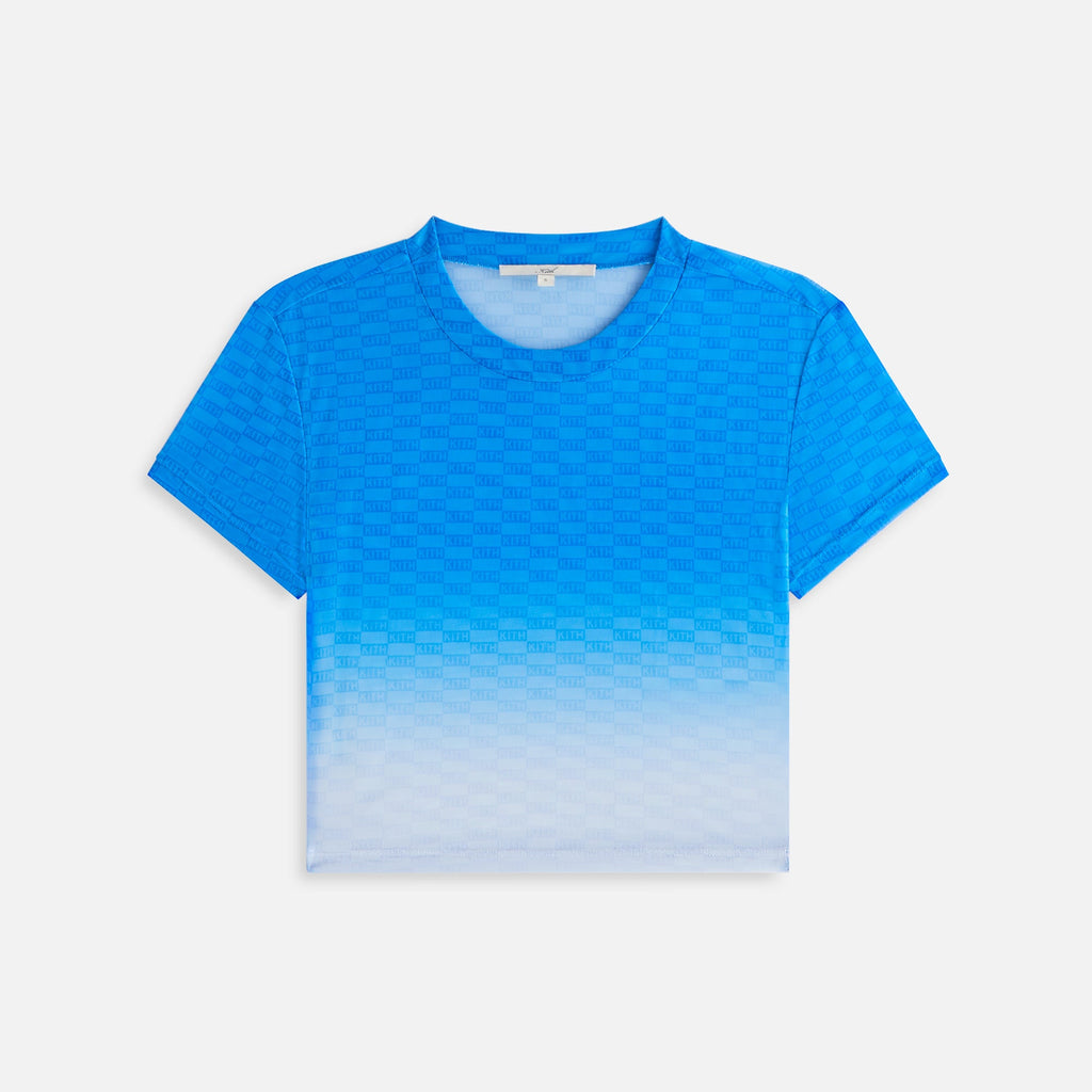 Kith Women Mulberry Monogram Mesh Tee - Chicory – Kith Europe