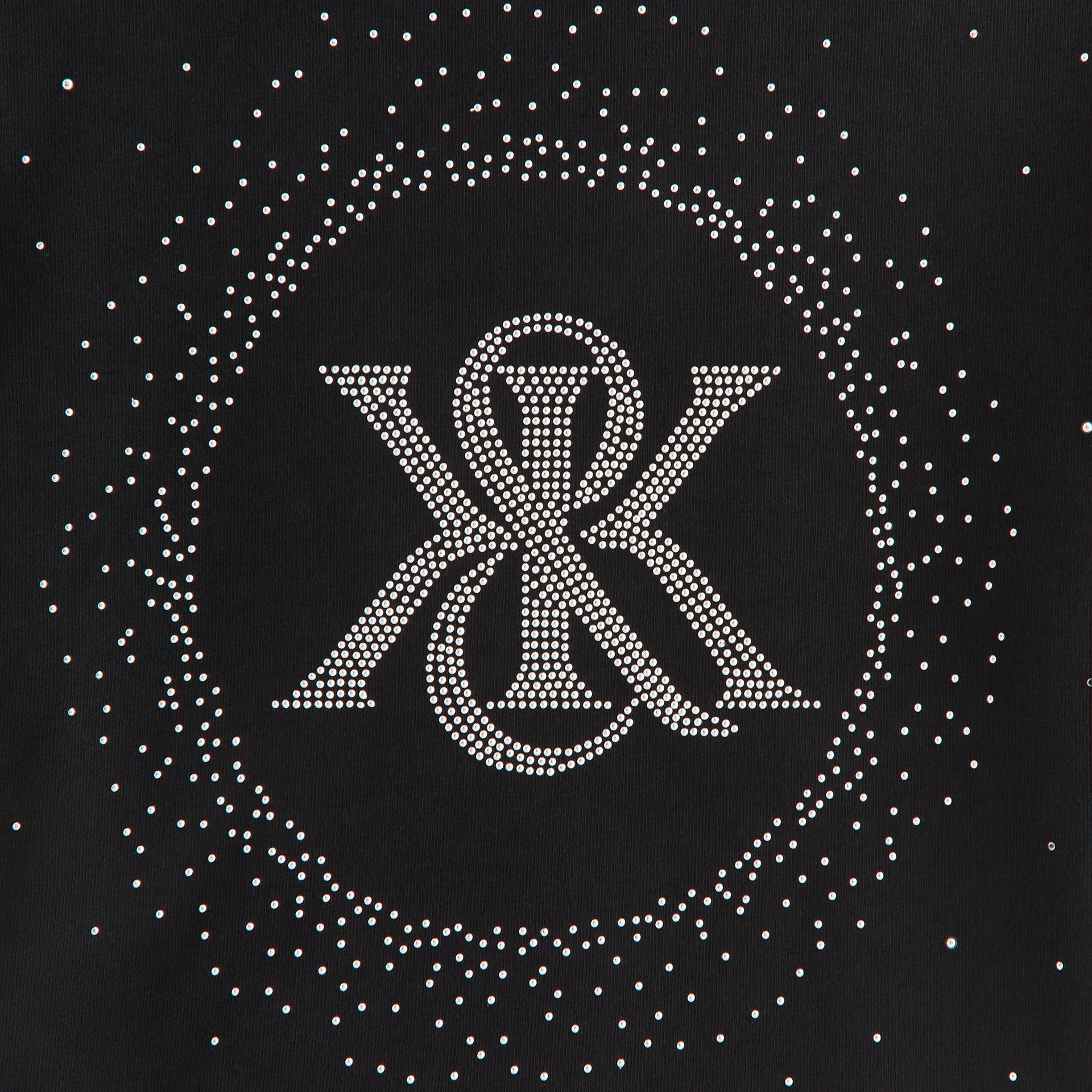 Kith Women Mulberry Vintage Studded Crest Tee - Black - PH