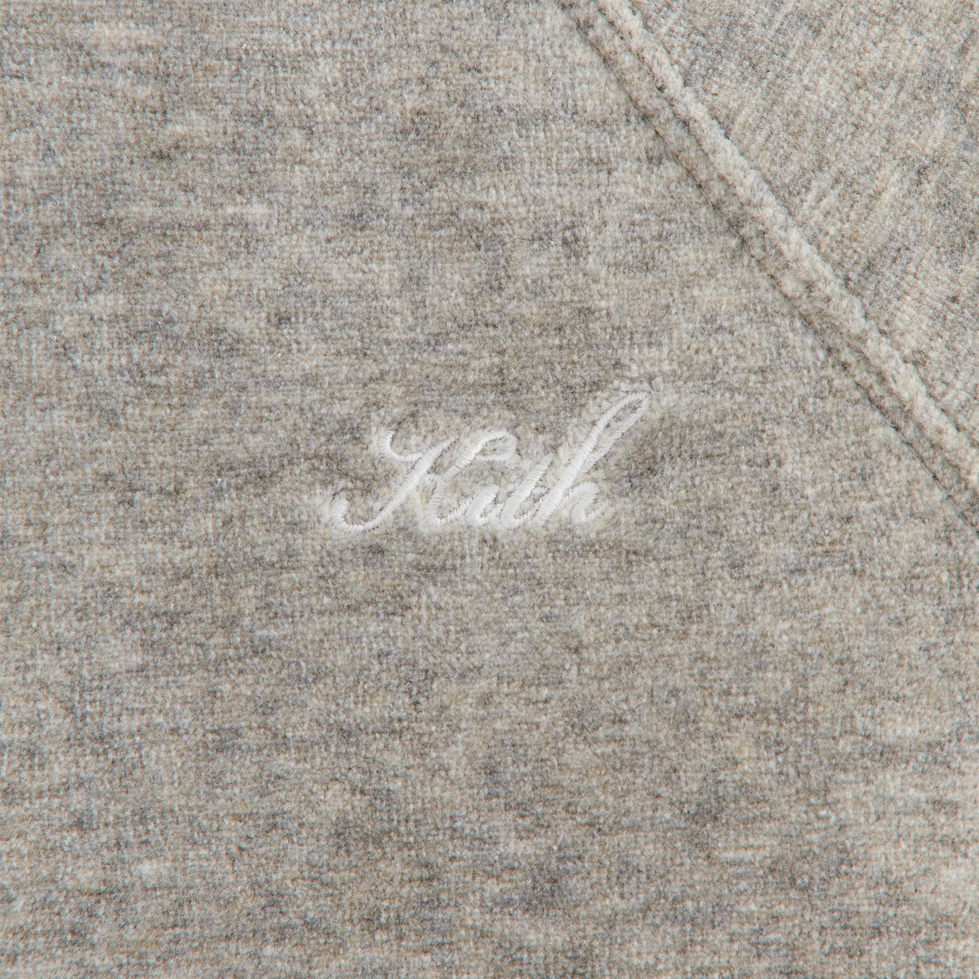 Kith Women Tatum Velour Hoodie - Light Heather Grey