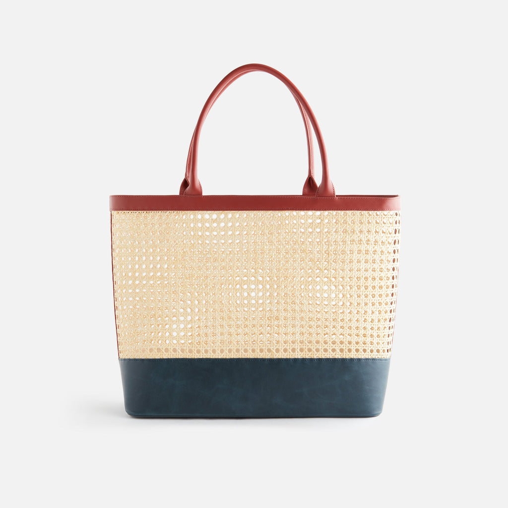 Kith Women Kaden Cane Straw Tote - Canvas – Kith Europe