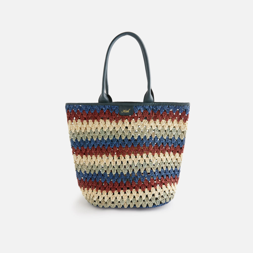 Kith Women Haven Multi Raffia Crochet Tote - Pebble – Kith Europe