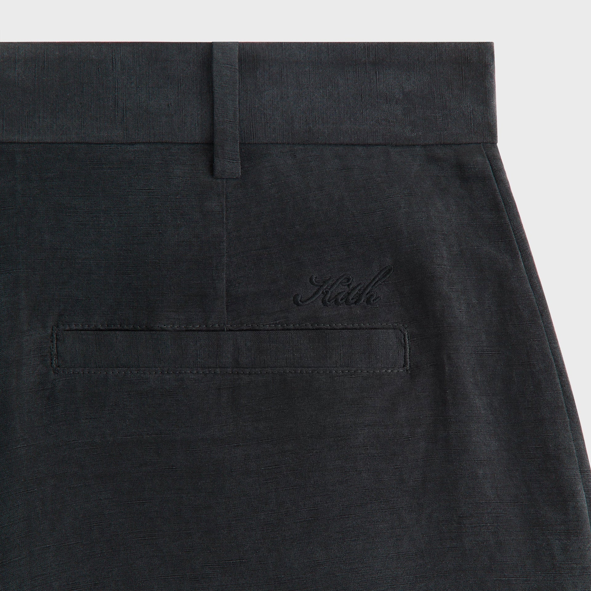 Kith Women Astrid Pleated Trouser Short - Black