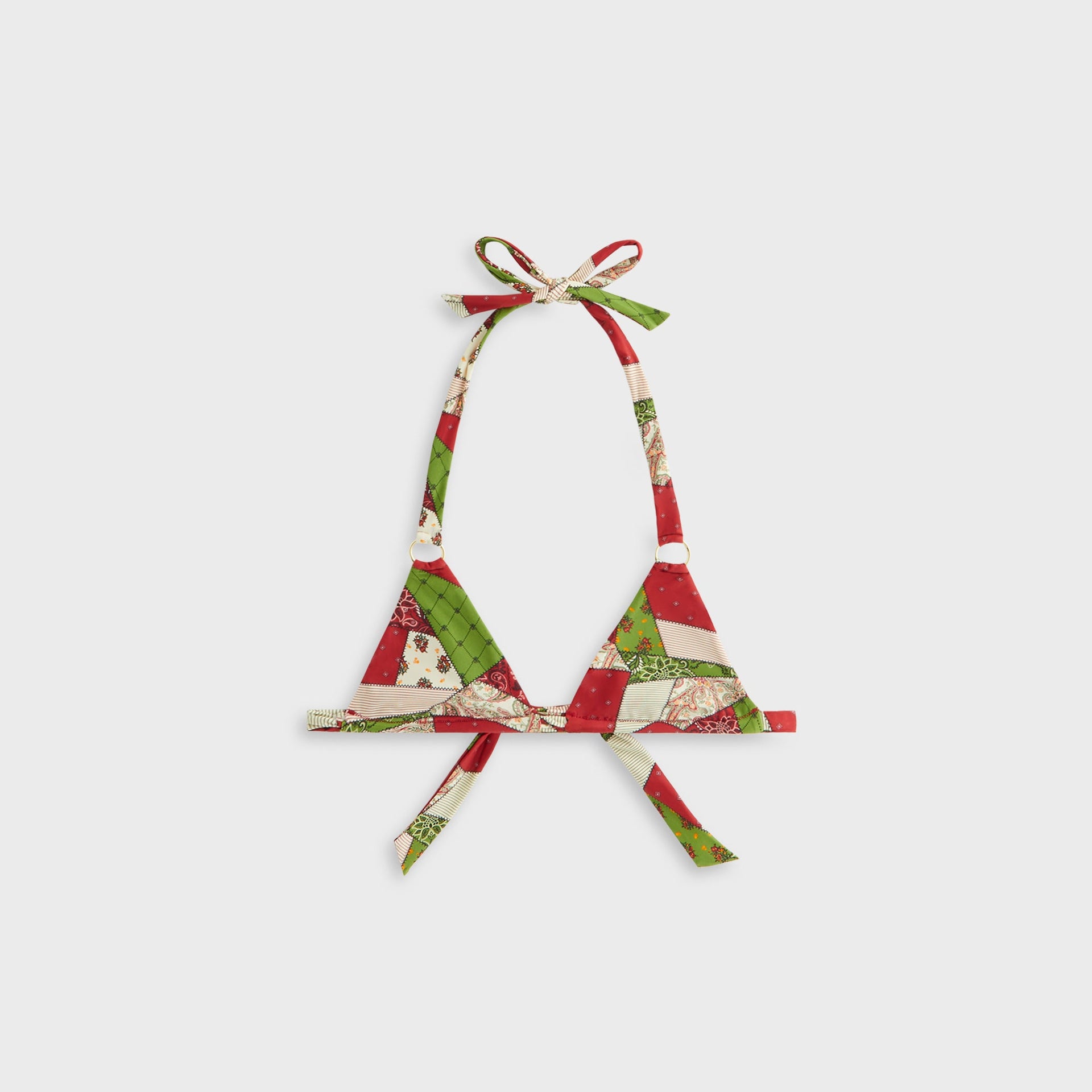 Kith Women Kenna Patchwork Scarf Tie Top - Kyoho