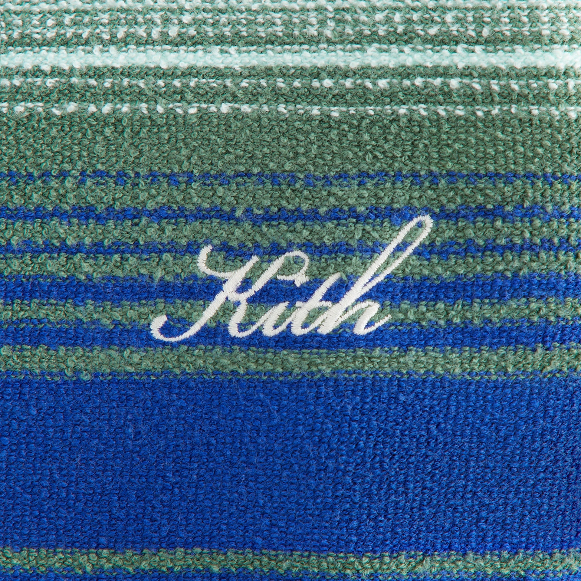 Kith Women Adley Shrunken Multi Sweater Hoodie - Celeste