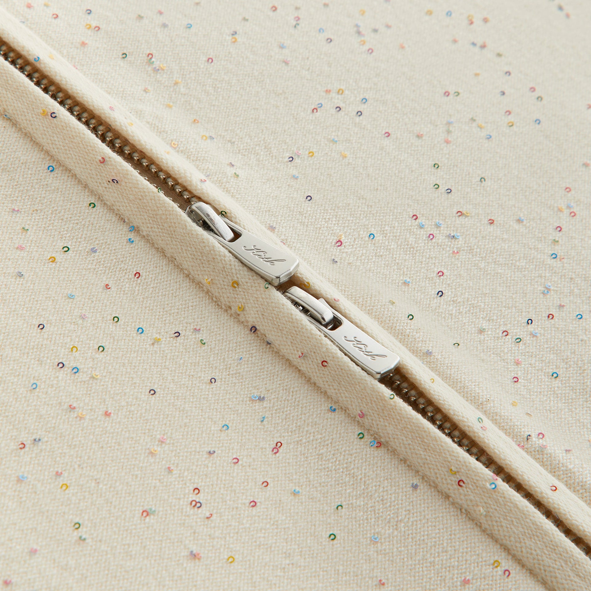 Kith Women Faryn Sequined Hooded Zip Sweater - Sandrift