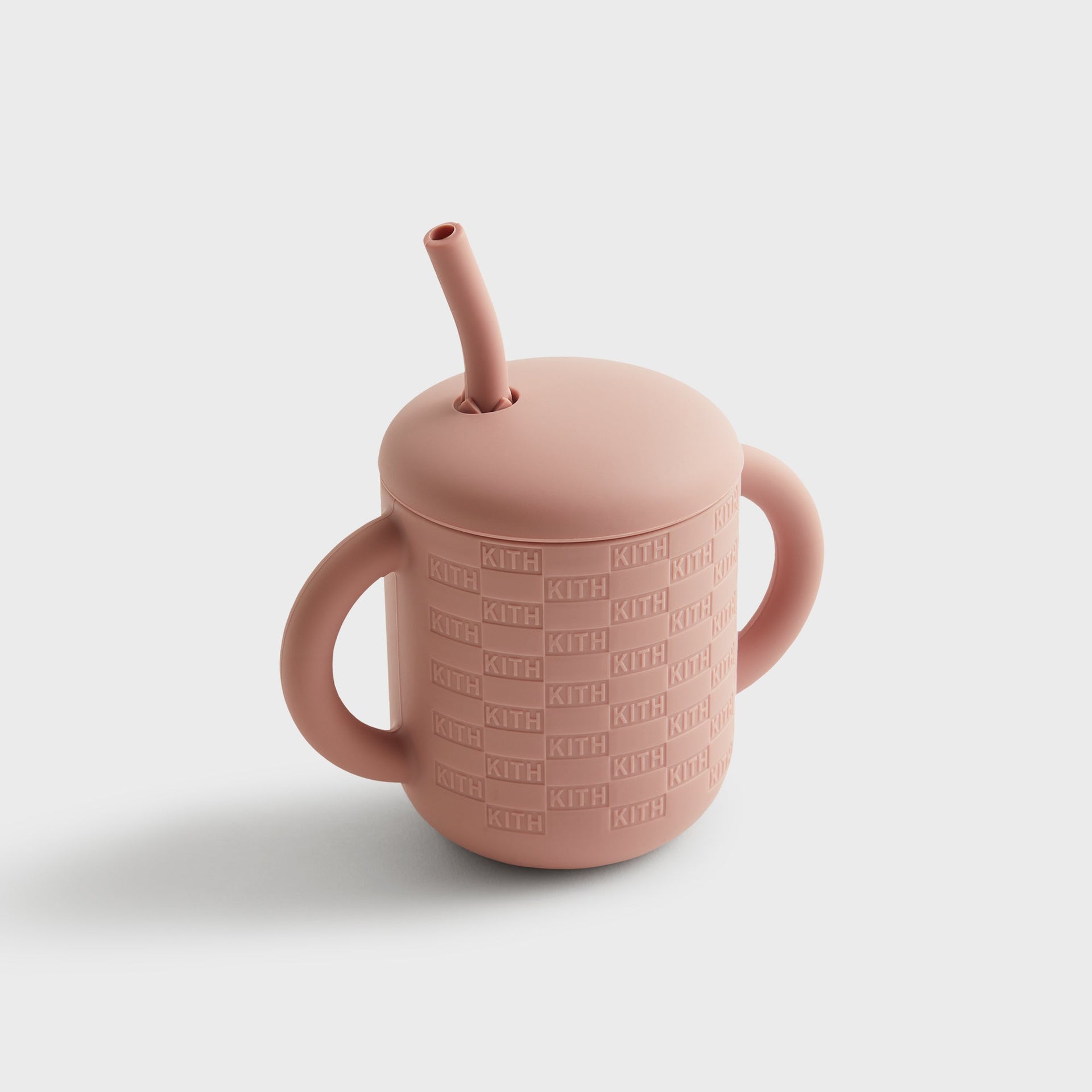 Kith Kids for Mushie Silicone Training Cup and Straw - Dusty Quartz