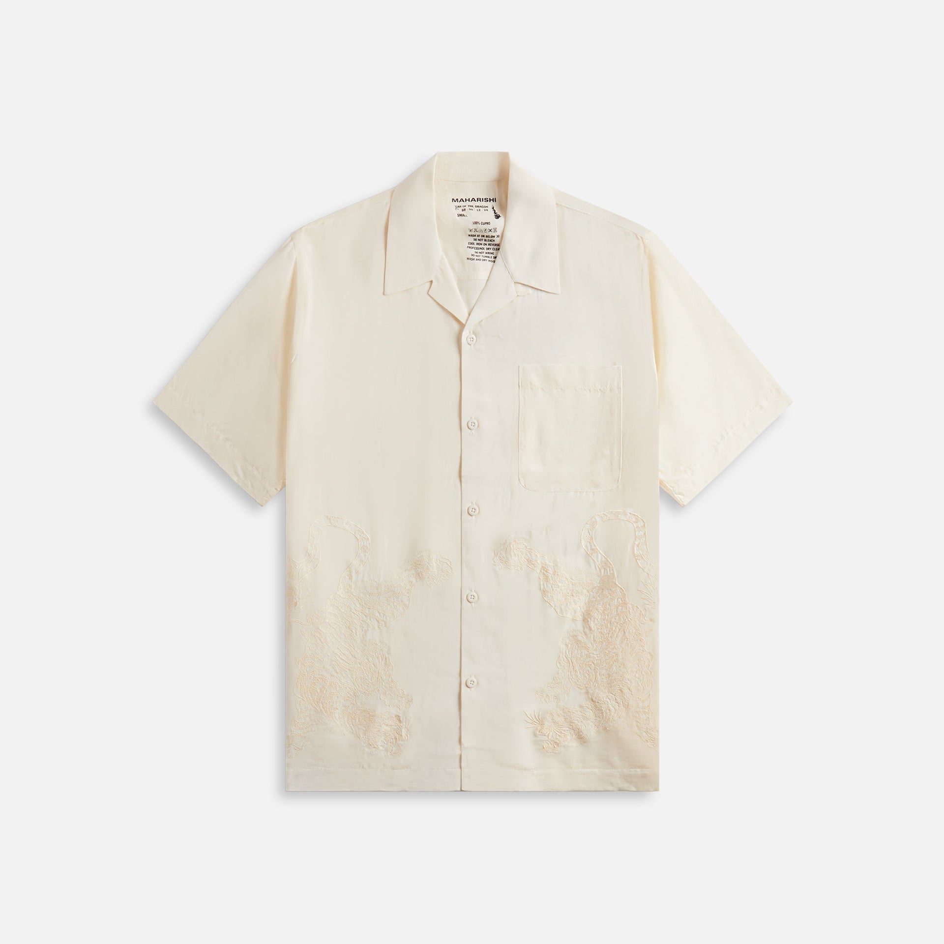 Maharishi Take Tora Summer Shirt - Ecru