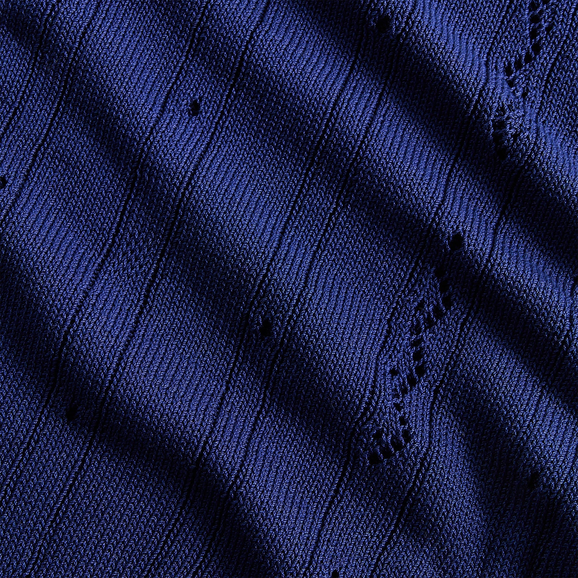 Marni Short Sleeve Crochet Polo Shirt - Bluette