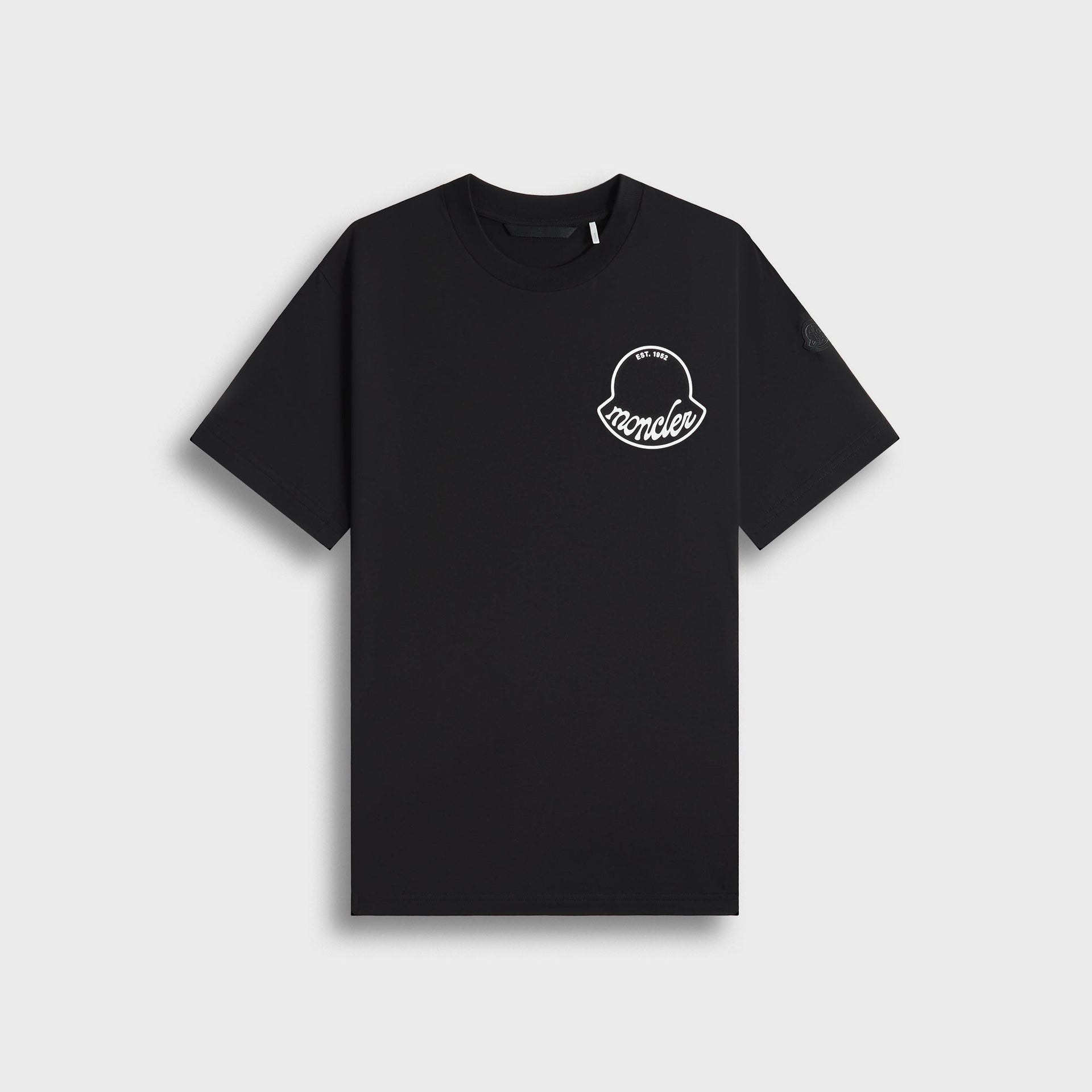 Moncler Logo Tee in Black