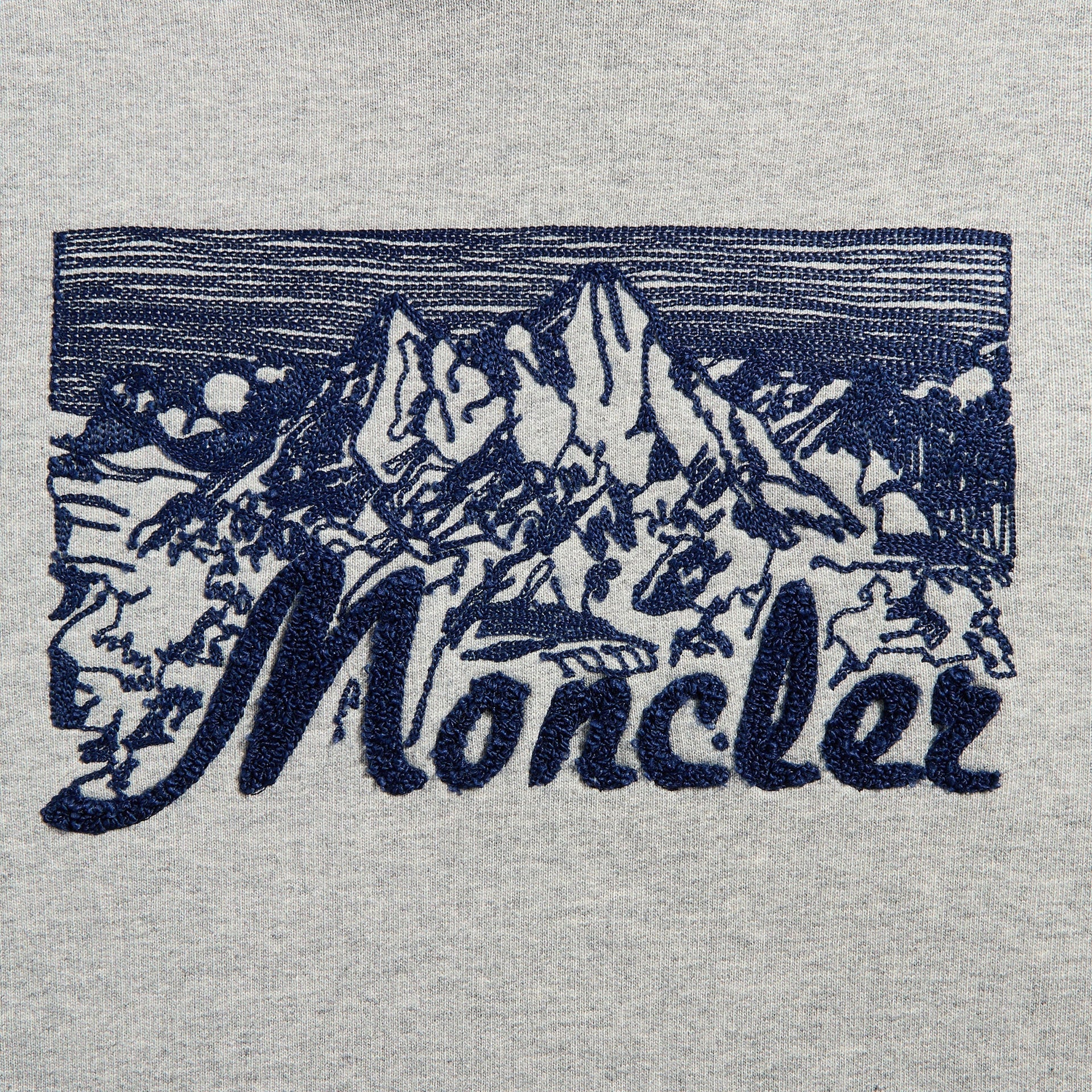 Moncler Hoodie Sweater in Grey