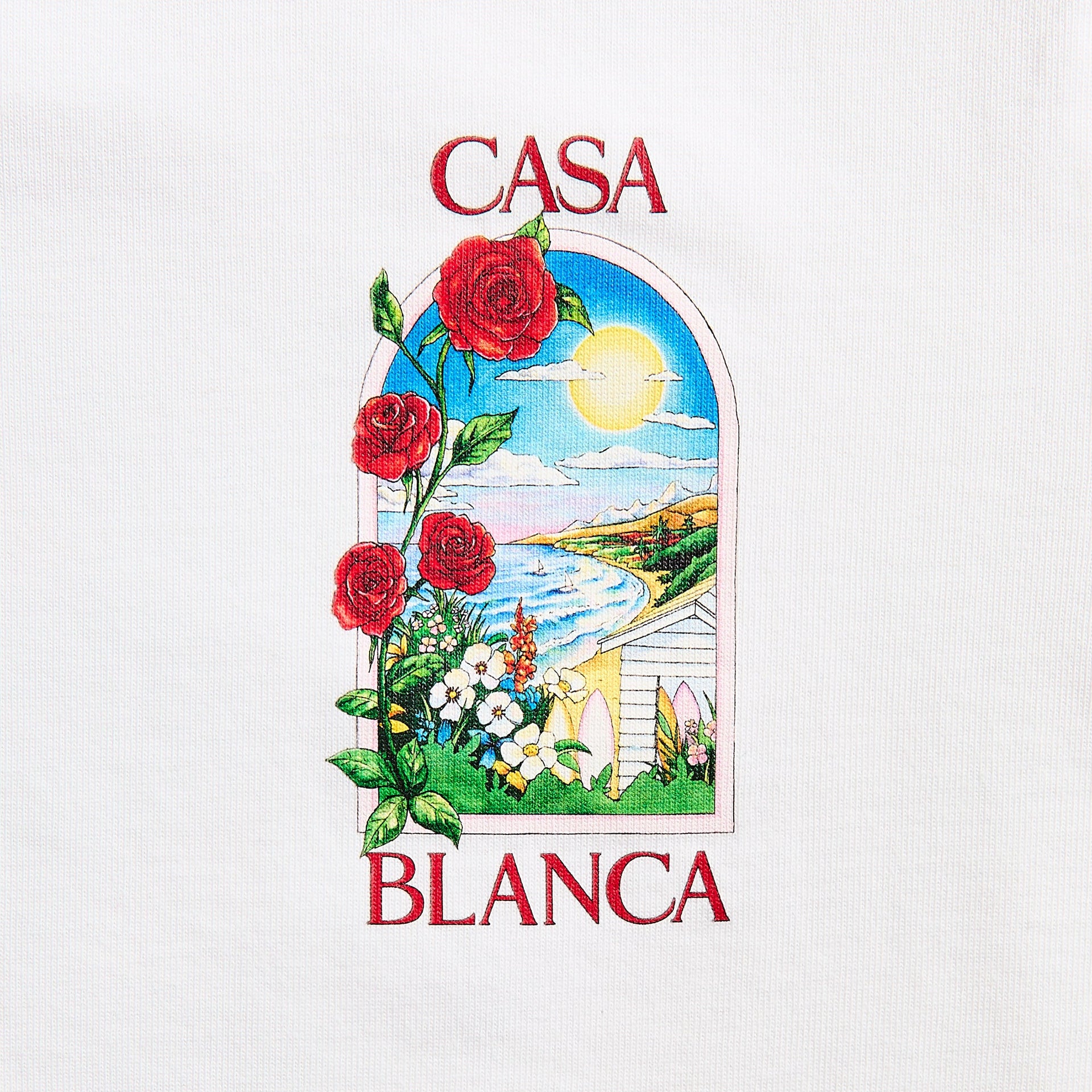 Casablanca La Days Printed Tee - White
