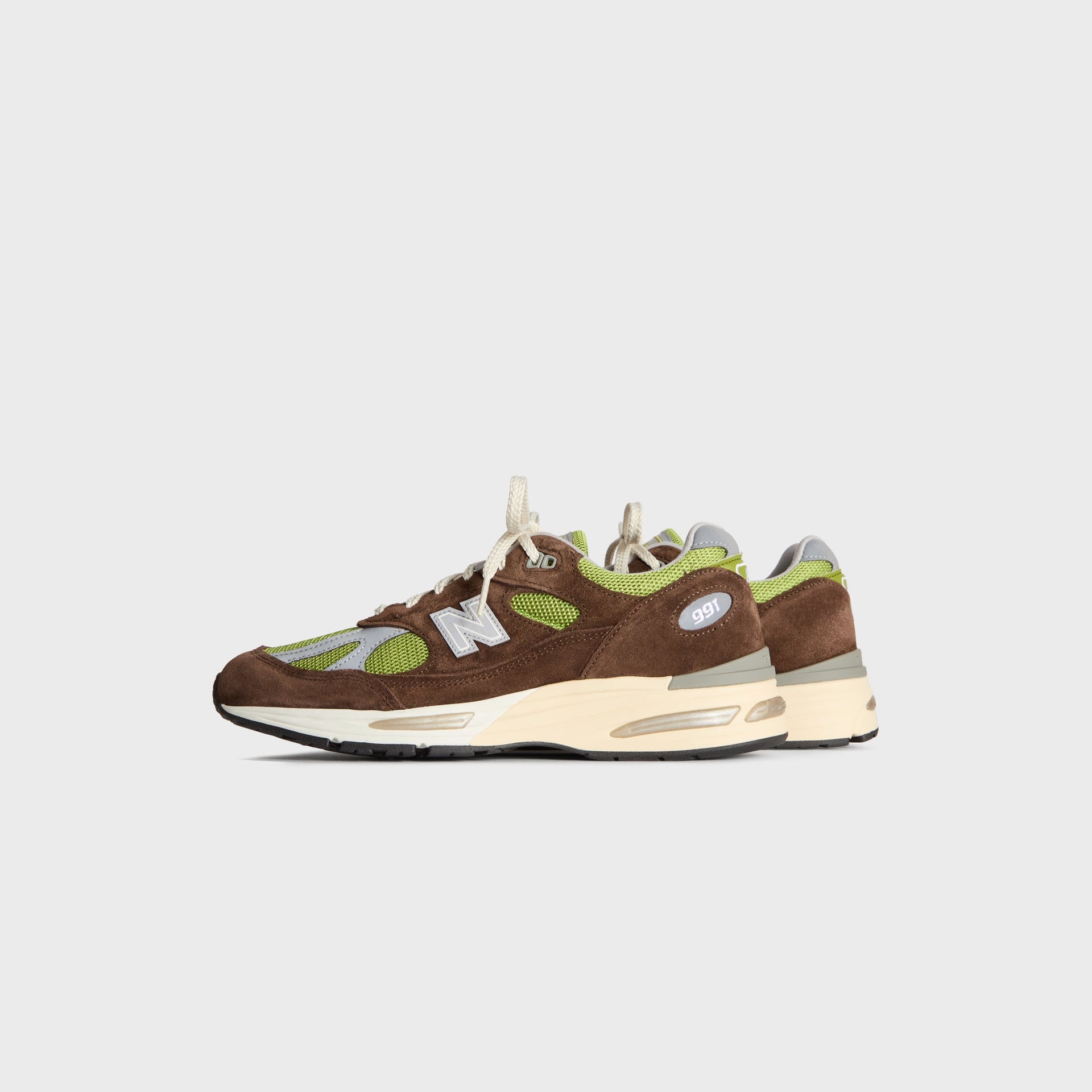 Kith & Daniëlle Cathari | New Balance Made in UK 991V2 "Reverse" - Chocolate Brown / Pistachio