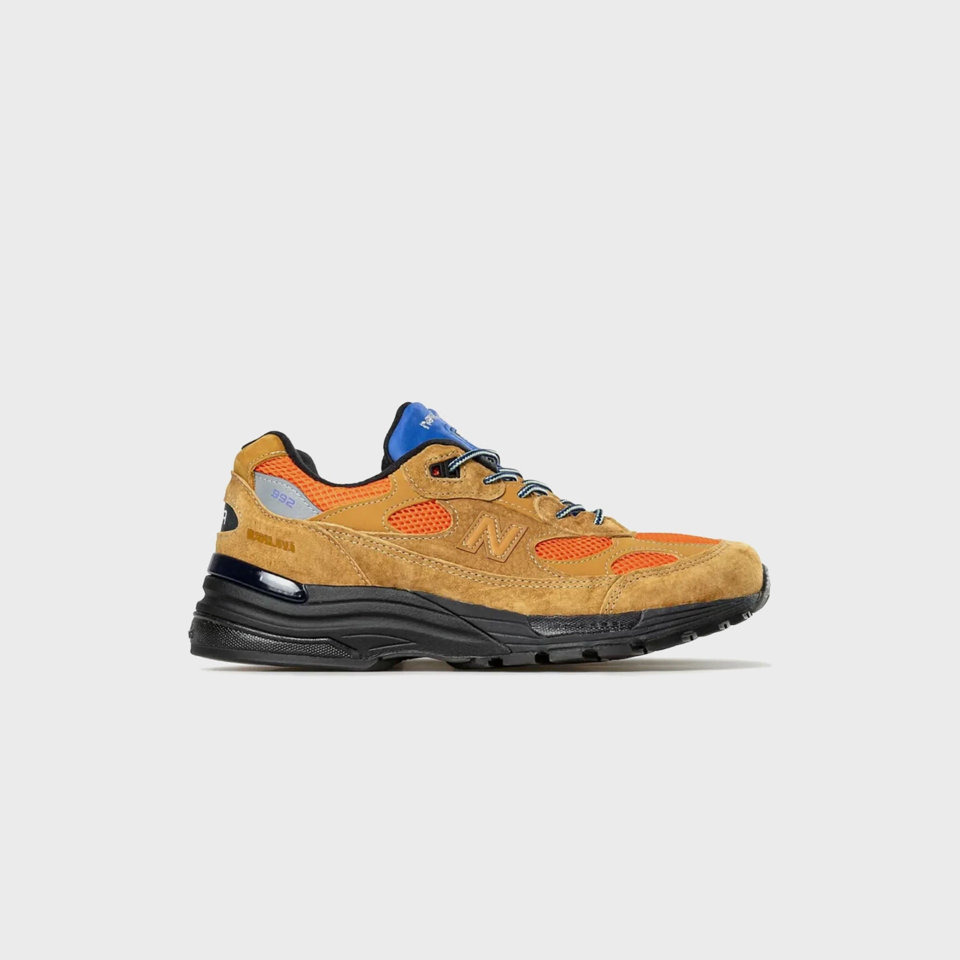 New Balance x Action Bronson Made in USA 992 - Tan / Blue / Orange