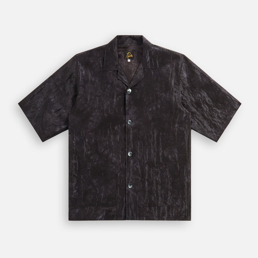 Needles Cabana Shirt - R/N Bright Cloth / Uneven Dye Charcoal 