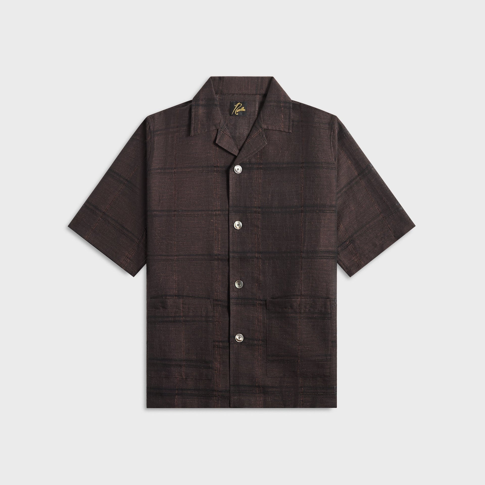 Needles Cabana Plaid Jacquard Shirt - Brown
