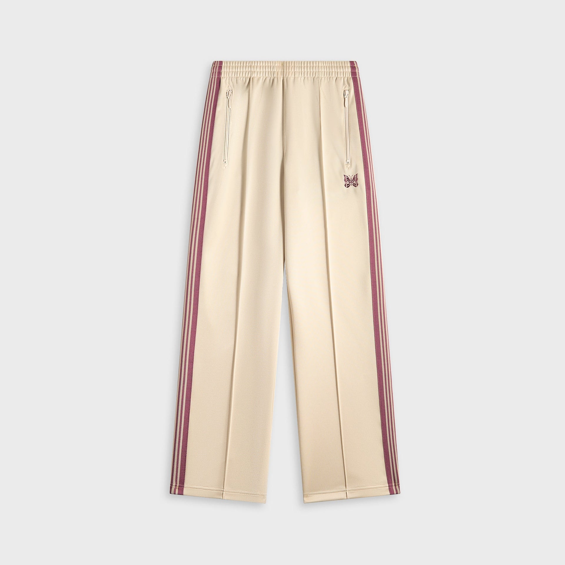 Needles Track Pant Poly Smooth - Ivory