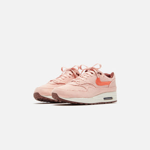 Nike Air Max 1 PRM - Coral Stardust / Bright Coral / Oxen Brown