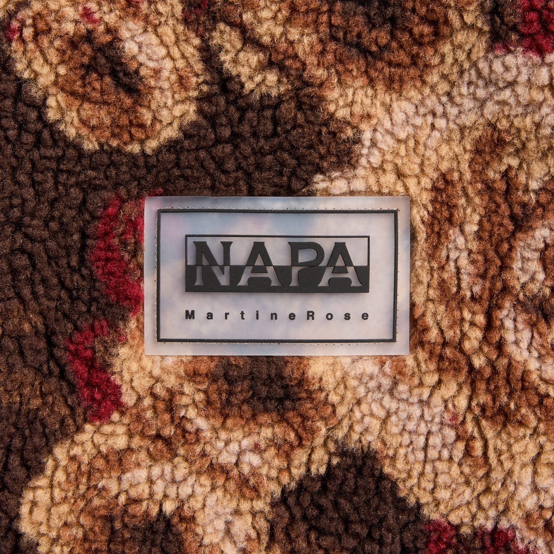 Martine Rose x Napapijri T-Emin Jacquard Rep Vest - Fancy Fua