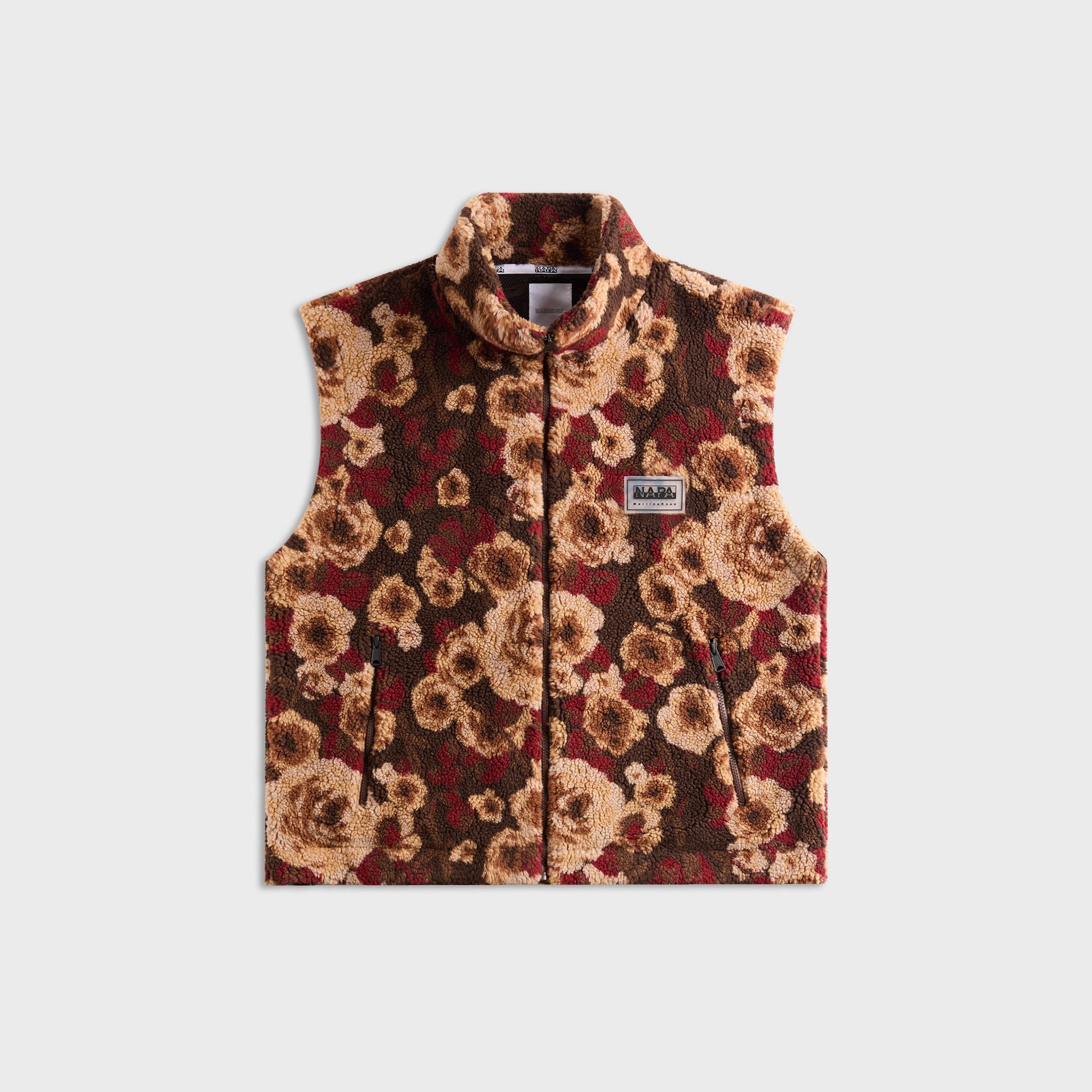 Martine Rose x Napapijri T-Emin Jacquard Rep Vest - Fancy Fua