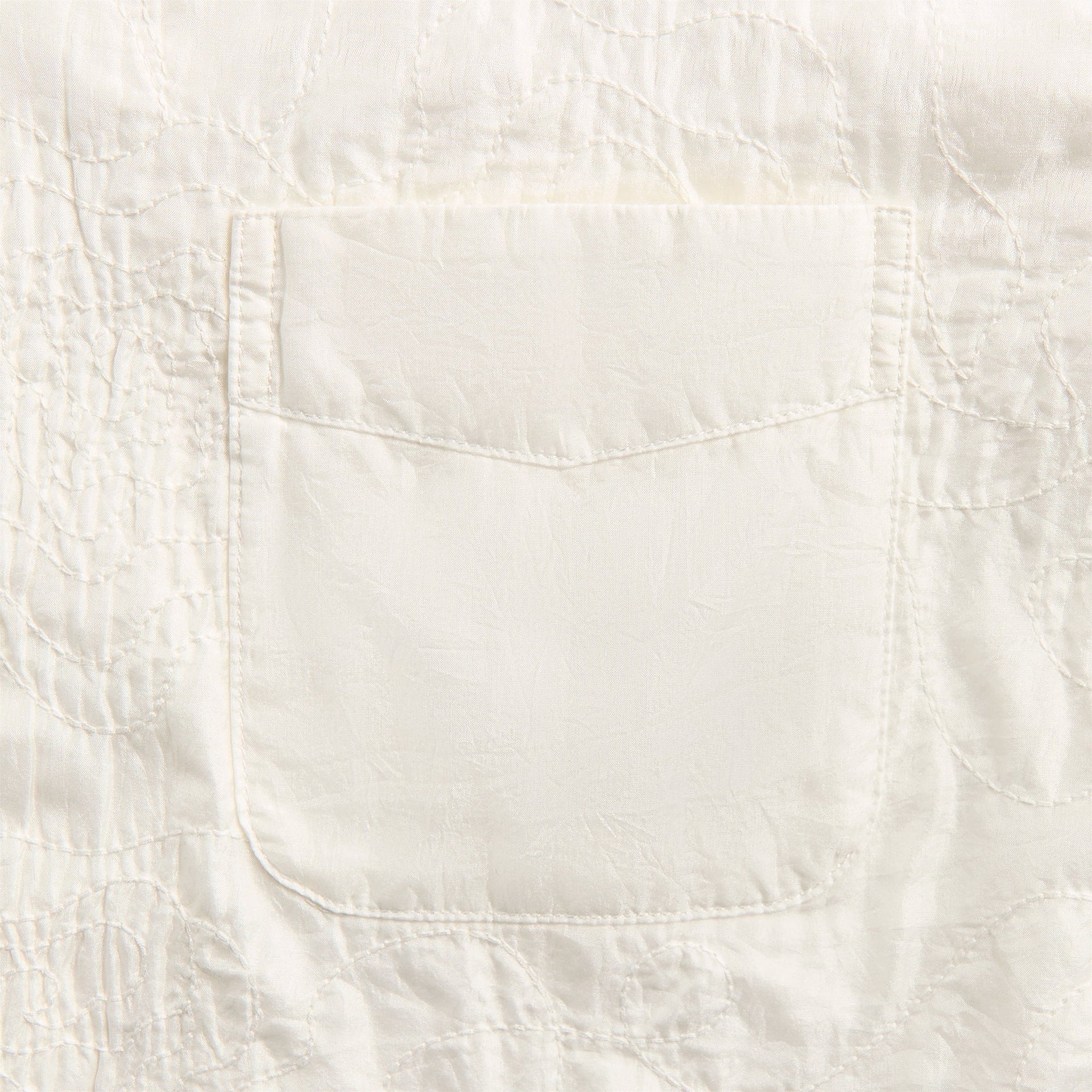 Our Legacy Heusen Shirt - White Flower Embroidery