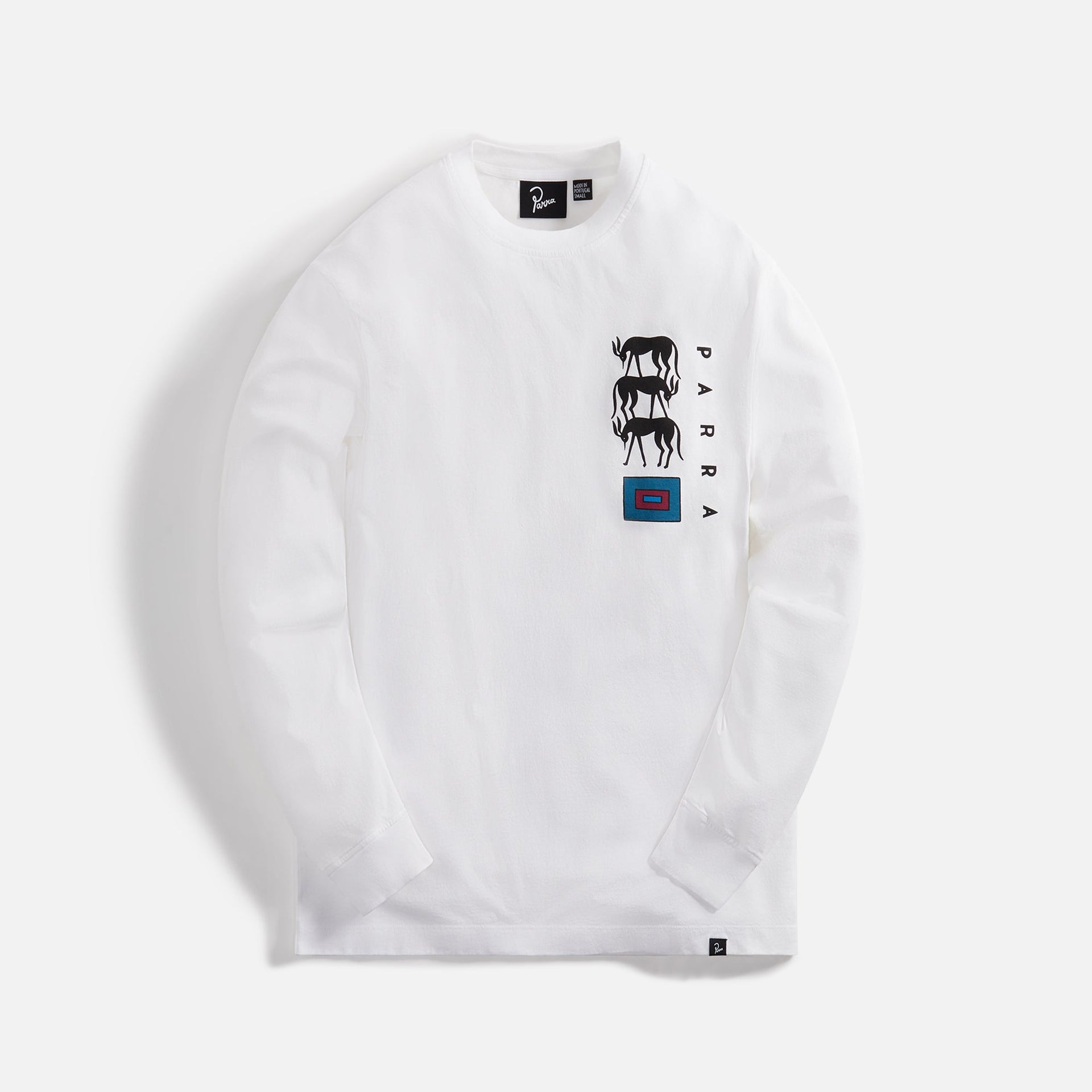 by Parra The Berry Farm Long Sleeve Tee - White