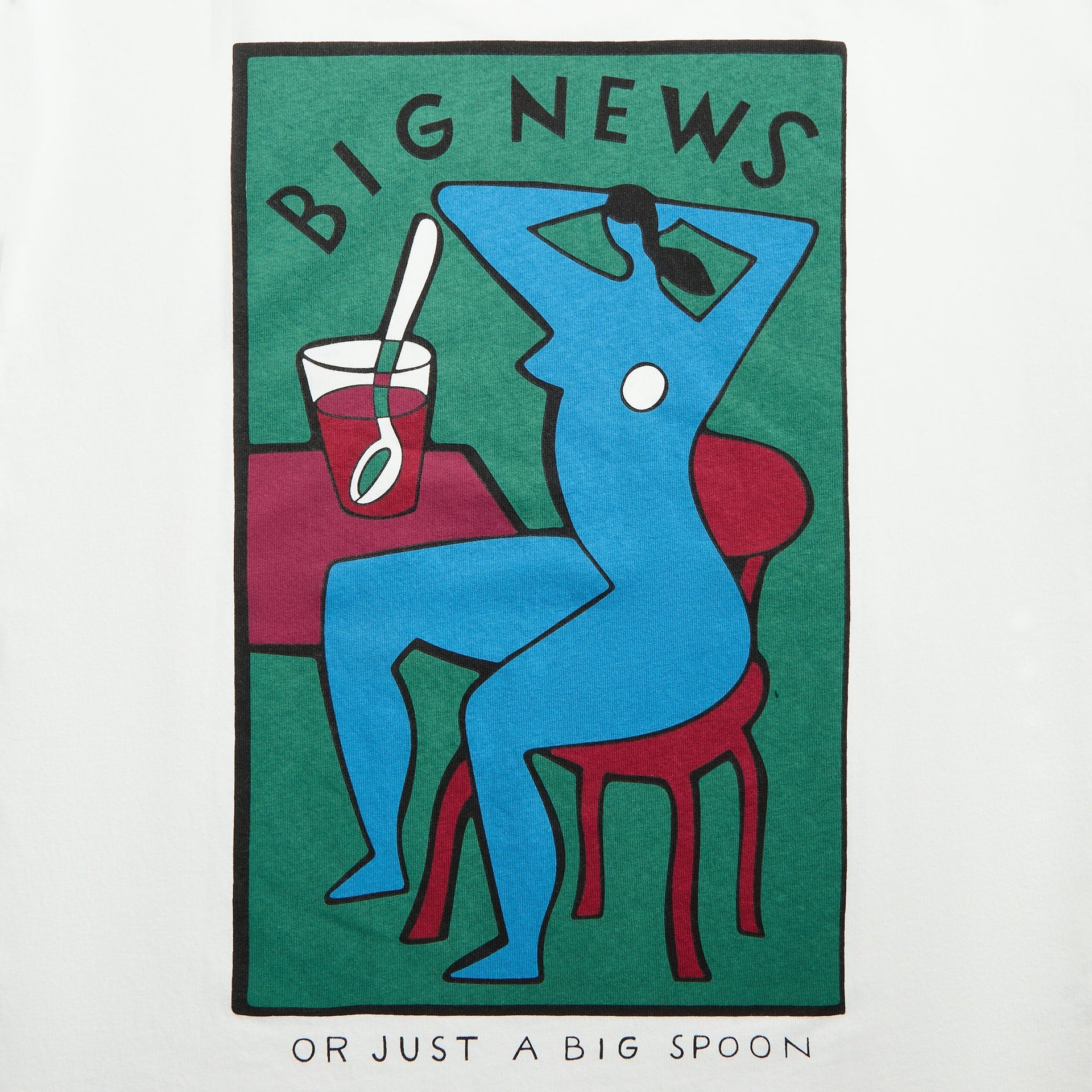 by Parra Big News Tee - White