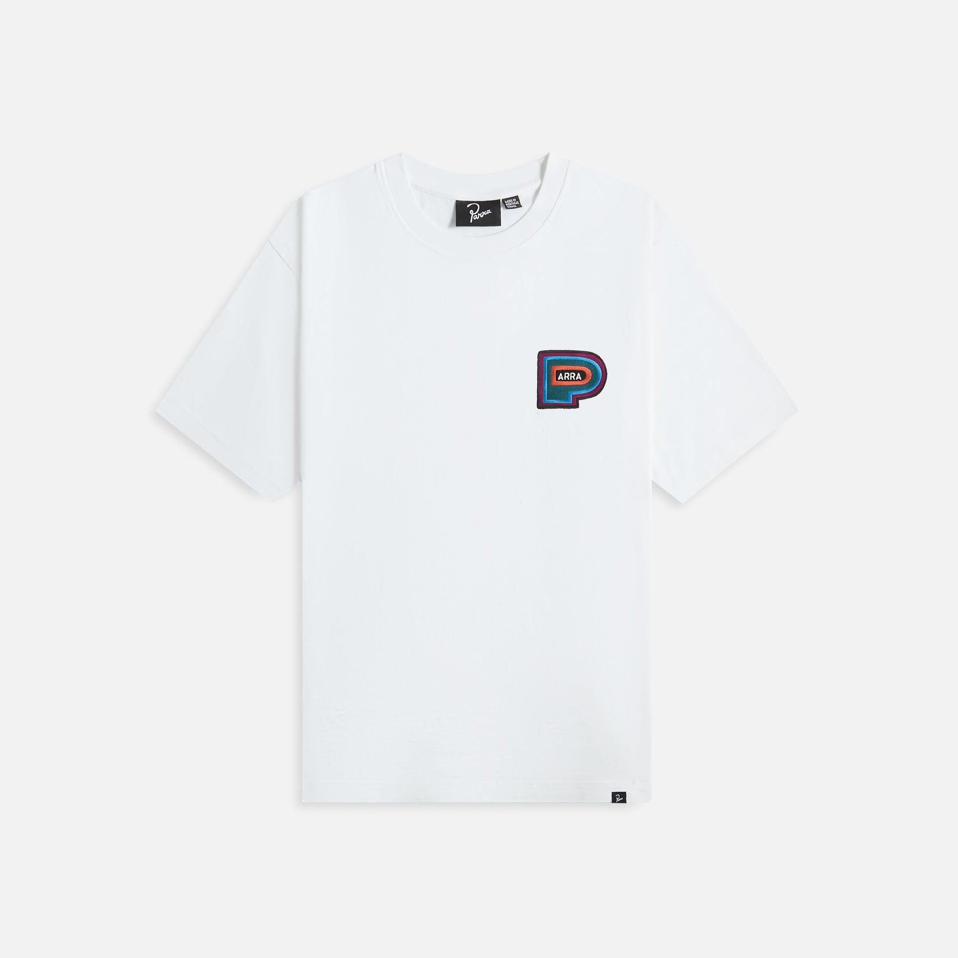 by Parra Repeat Pea Tee in White