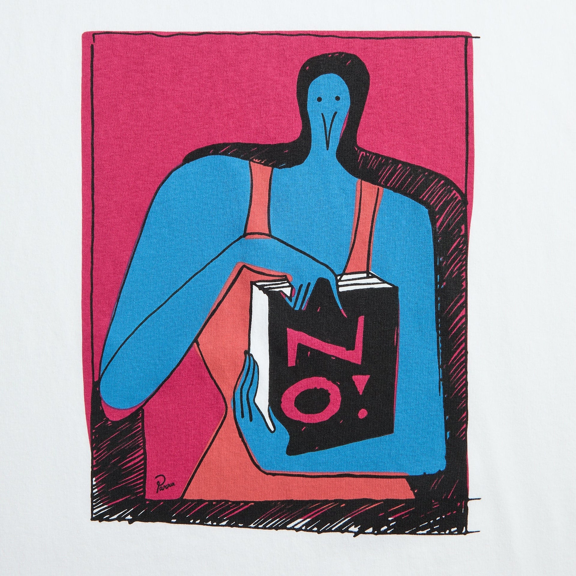by Parra No Books Tee - White