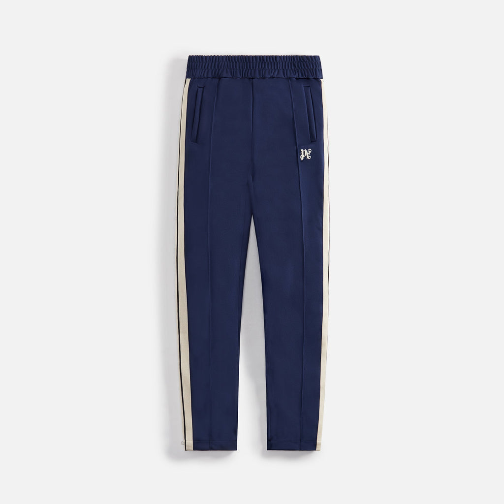 Palm Angels Monogram Track Pants - Navy Blue – Kith Europe