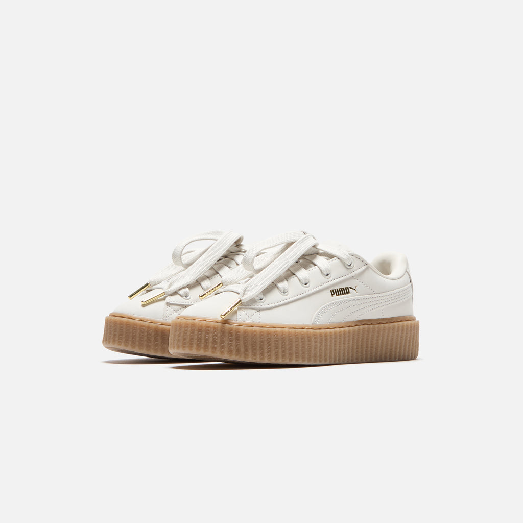 Puma creepers white best sale